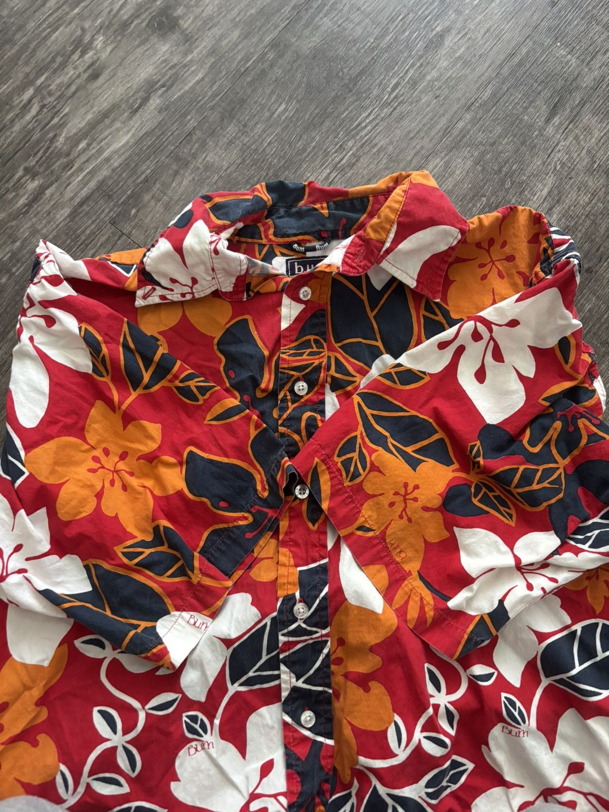 Vintage VINTAGE Floral Button-Up Size US M / EU 48-50 / 2 - 3 Thumbnail