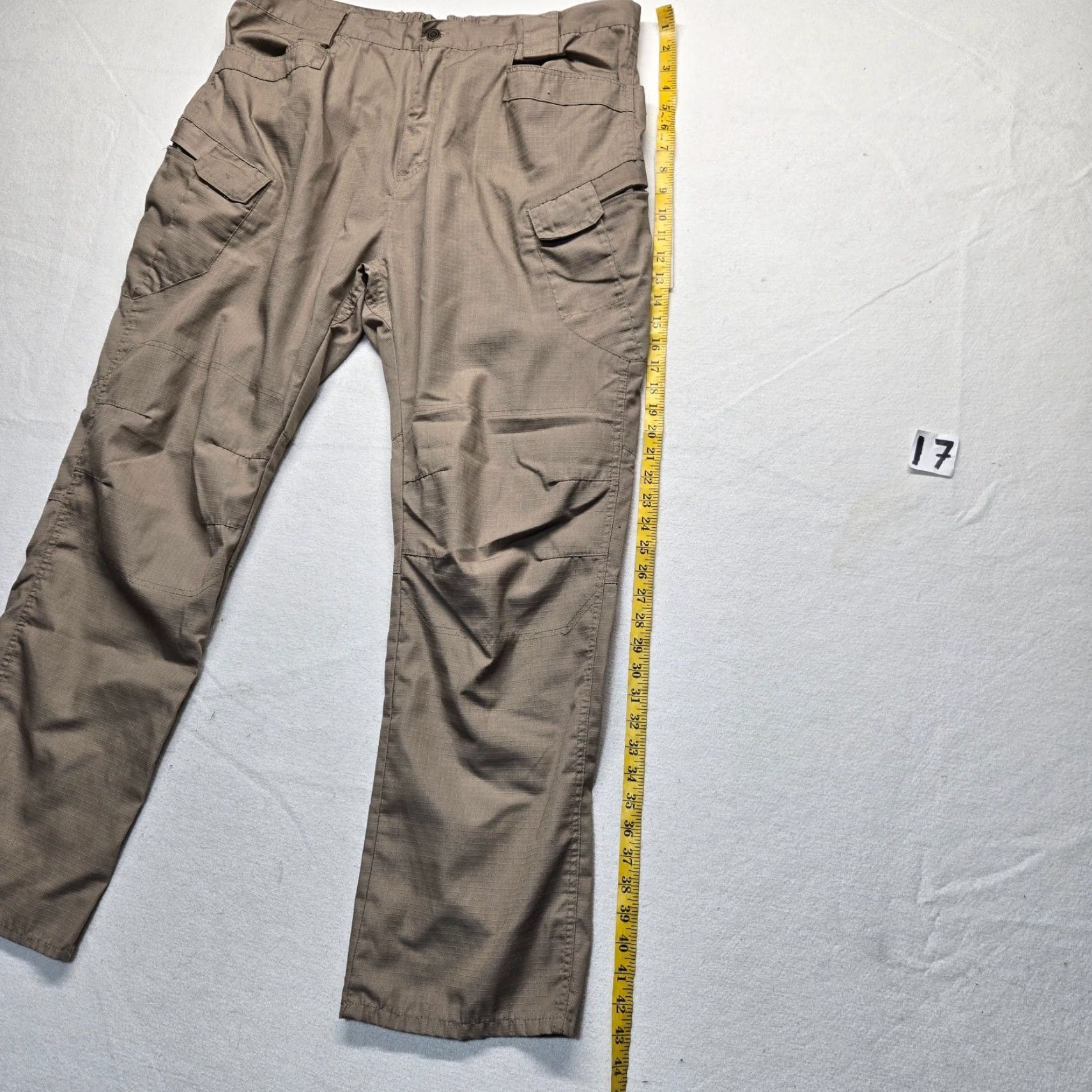 Vintage Solid Brown Cargo Pants Tactical Adult Women's Waist Size 40 Size 27" / US 4 / IT 40 - 7 Thumbnail