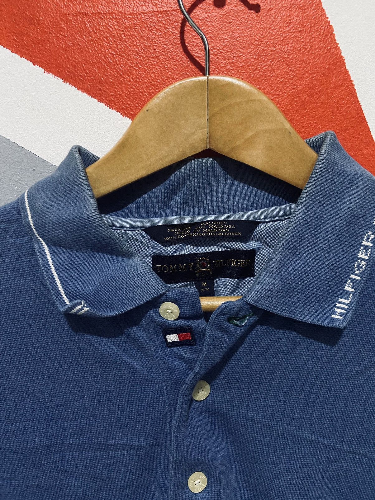 Tommy Hilfiger Vintage Tommy Hilfiger Polo Tee Size US L / EU 52-54 / 3 - 4 Thumbnail