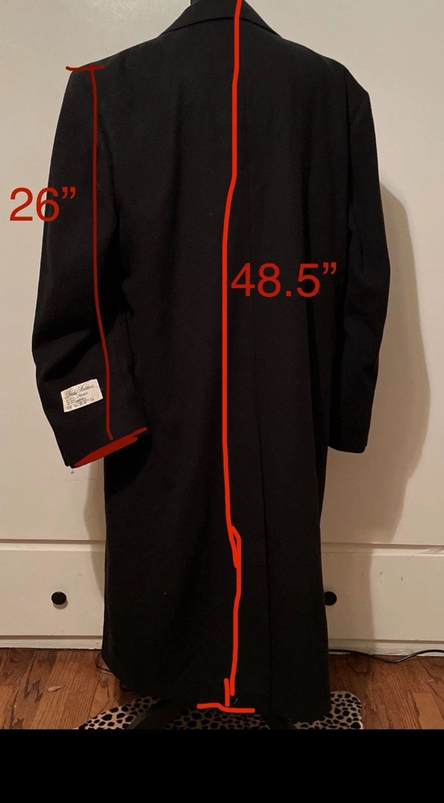 Brooks Brothers VTG Brooks Brothers Black Wool Cashmere Overcoat Mens 42R Size US L / EU 52-54 / 3 - 11 Thumbnail