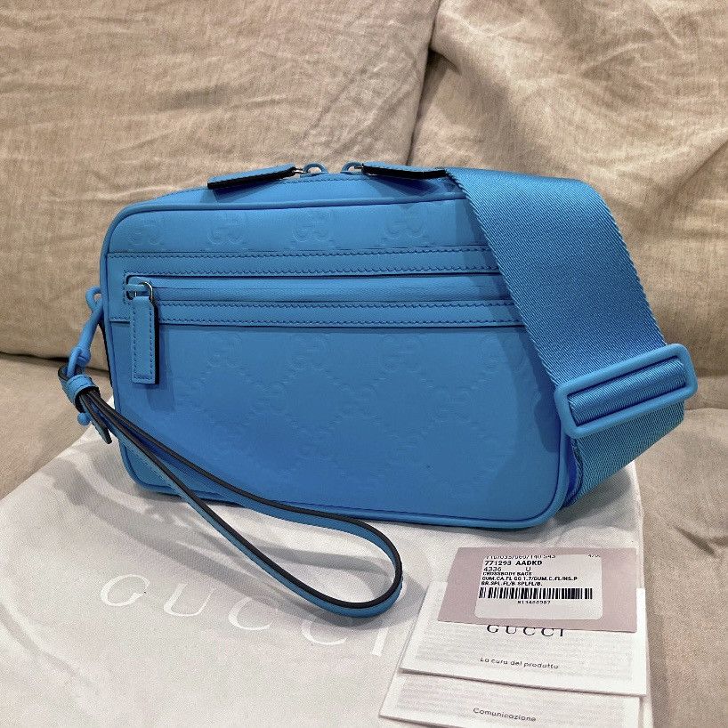 Gucci $2600 Gucci GG Monogram Embossed Waterproof Leather Bag Size ONE SIZE - 2 Thumbnail