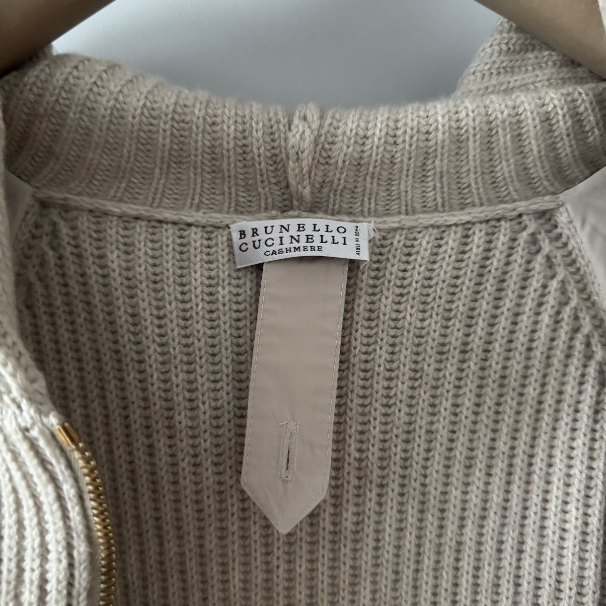 Brunello Cucinelli Women's BRUNELLO CUCINELLI 100%Cashmere Knit Zip Coat XS Size XS / US 0-2 / IT 36-38 - 11 Thumbnail
