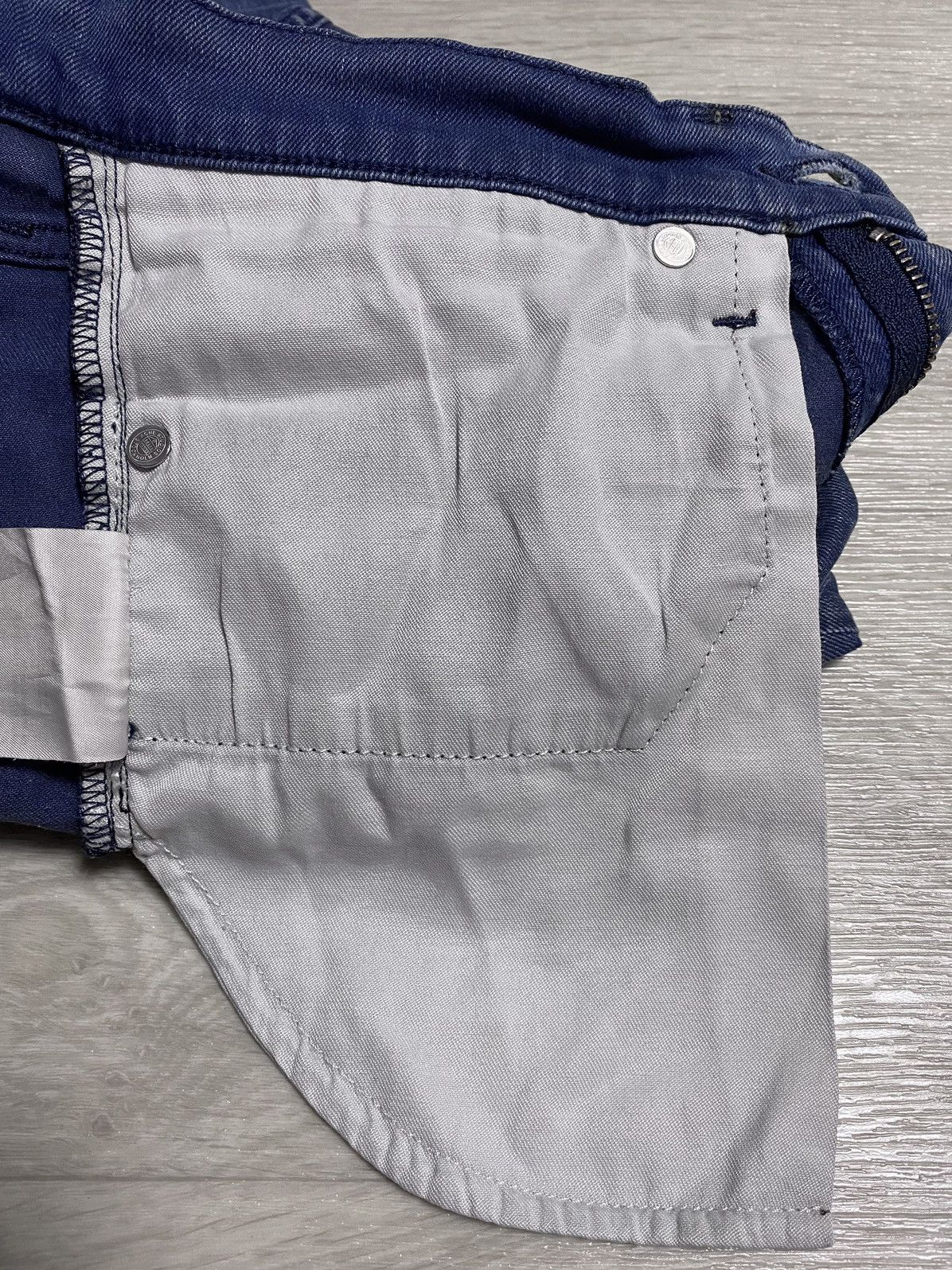 Acne Studios Acne Studios Vega Deep Petrol Washed Blue Stretch Jean Denim Size US 30 / EU 46 - 16 Thumbnail