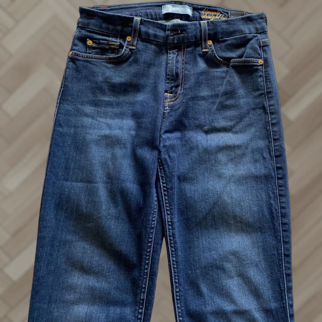 7 For All Mankind 7 For All Mankind Jeans Women’s Jeans Skinny Regular 30 30 29 Blue Stretch Womens Slim Straight 90s? Size 30" / US 8 / IT 44 - 1 Thumbnail