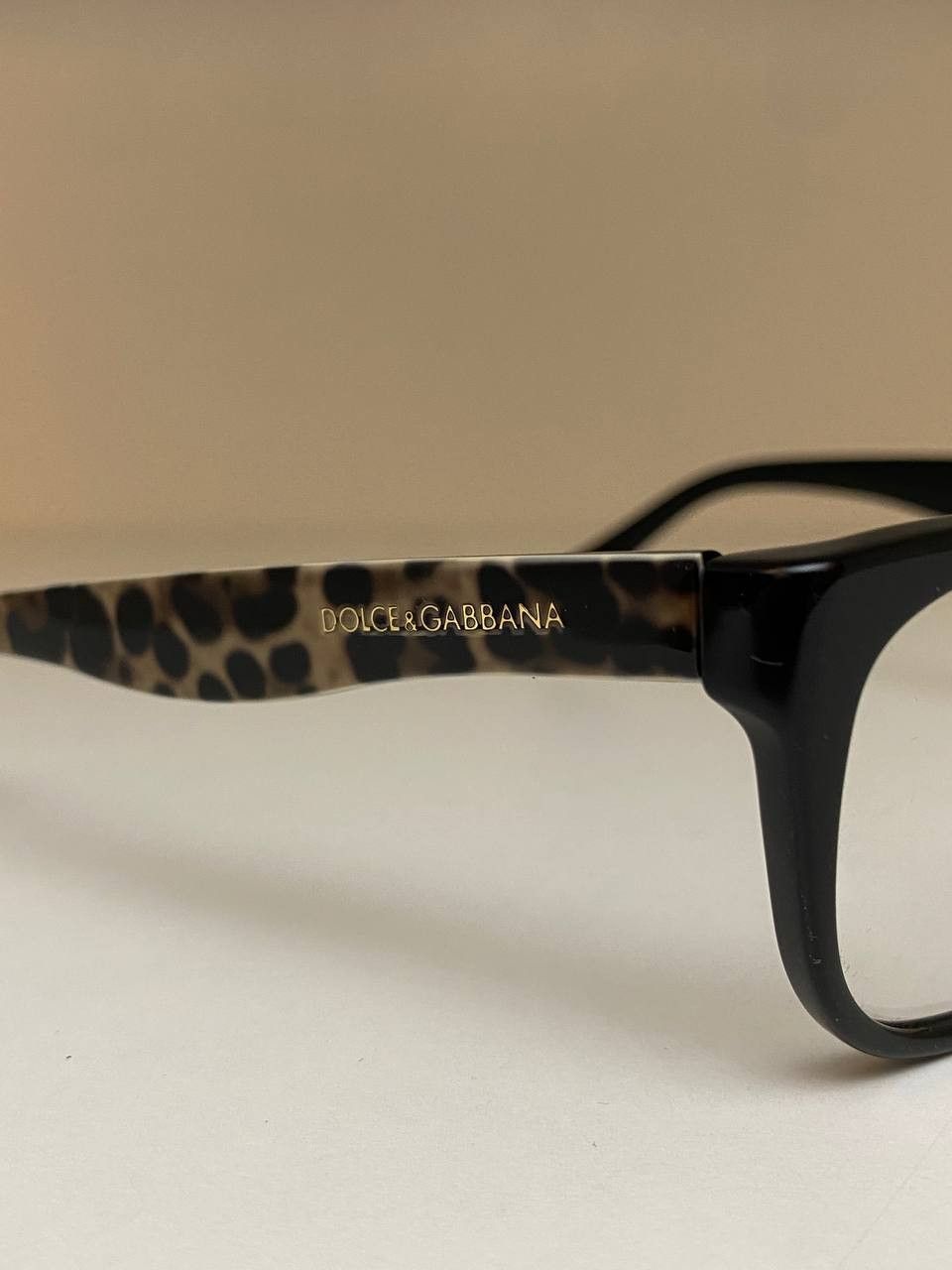 Dolce & Gabbana Dolce & Gabbana Leopard DG 3136 Black Eyeglasses Vintage Size ONE SIZE - 4 Thumbnail