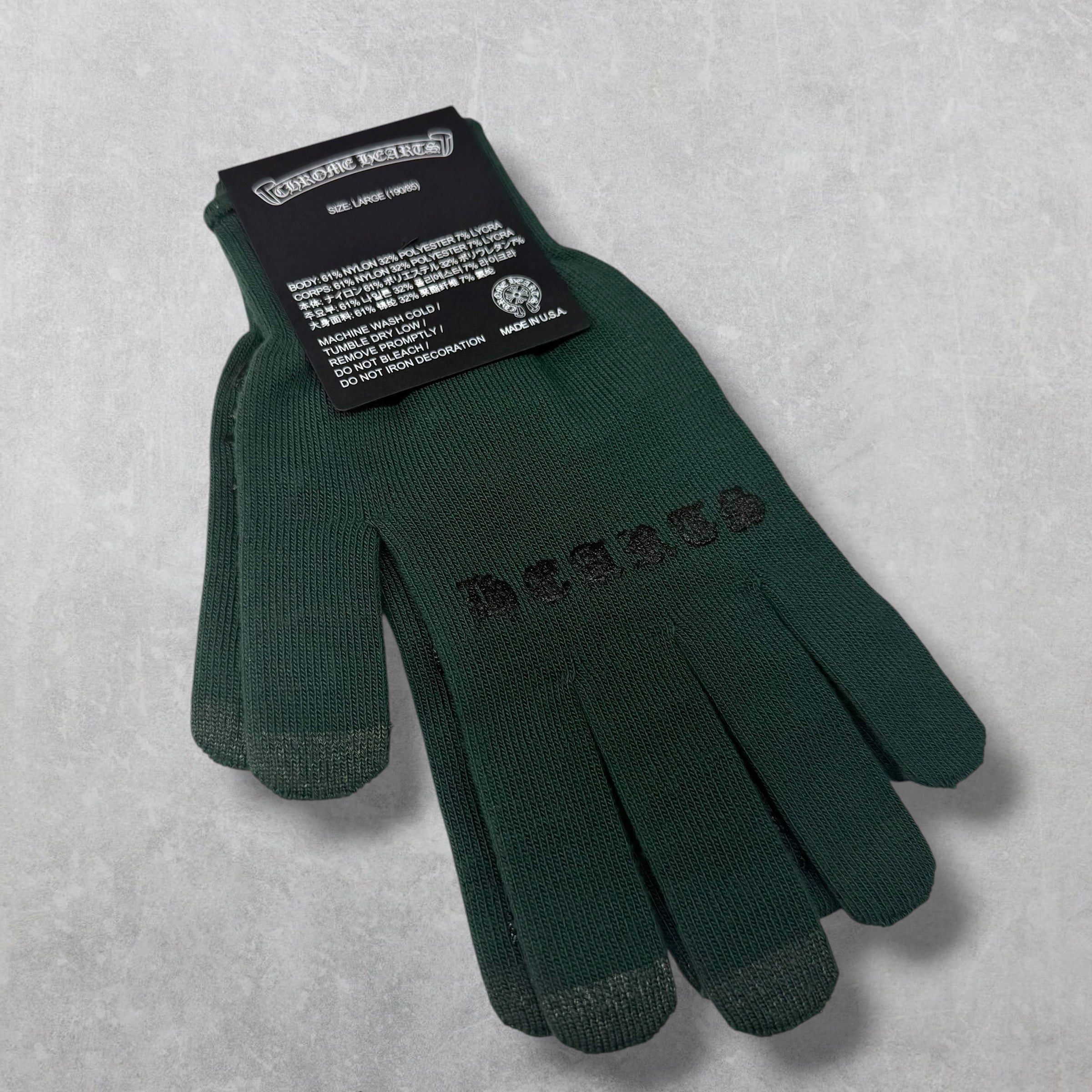 Chrome Hearts Chrome Hearts Green Work Gloves Size ONE SIZE - 3 Thumbnail