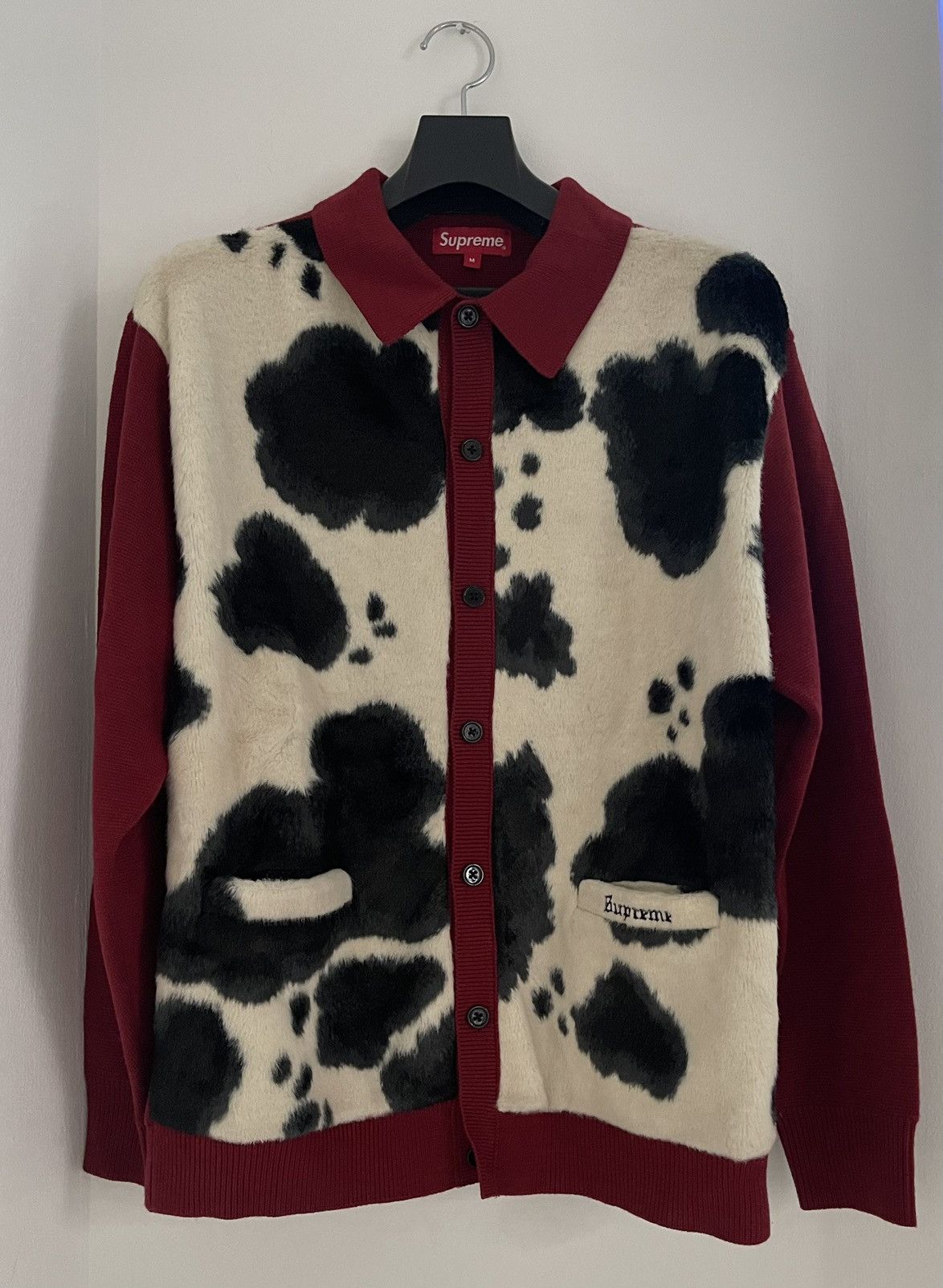 Supreme Supreme 2021 Cow Print Cardigan | Grailed