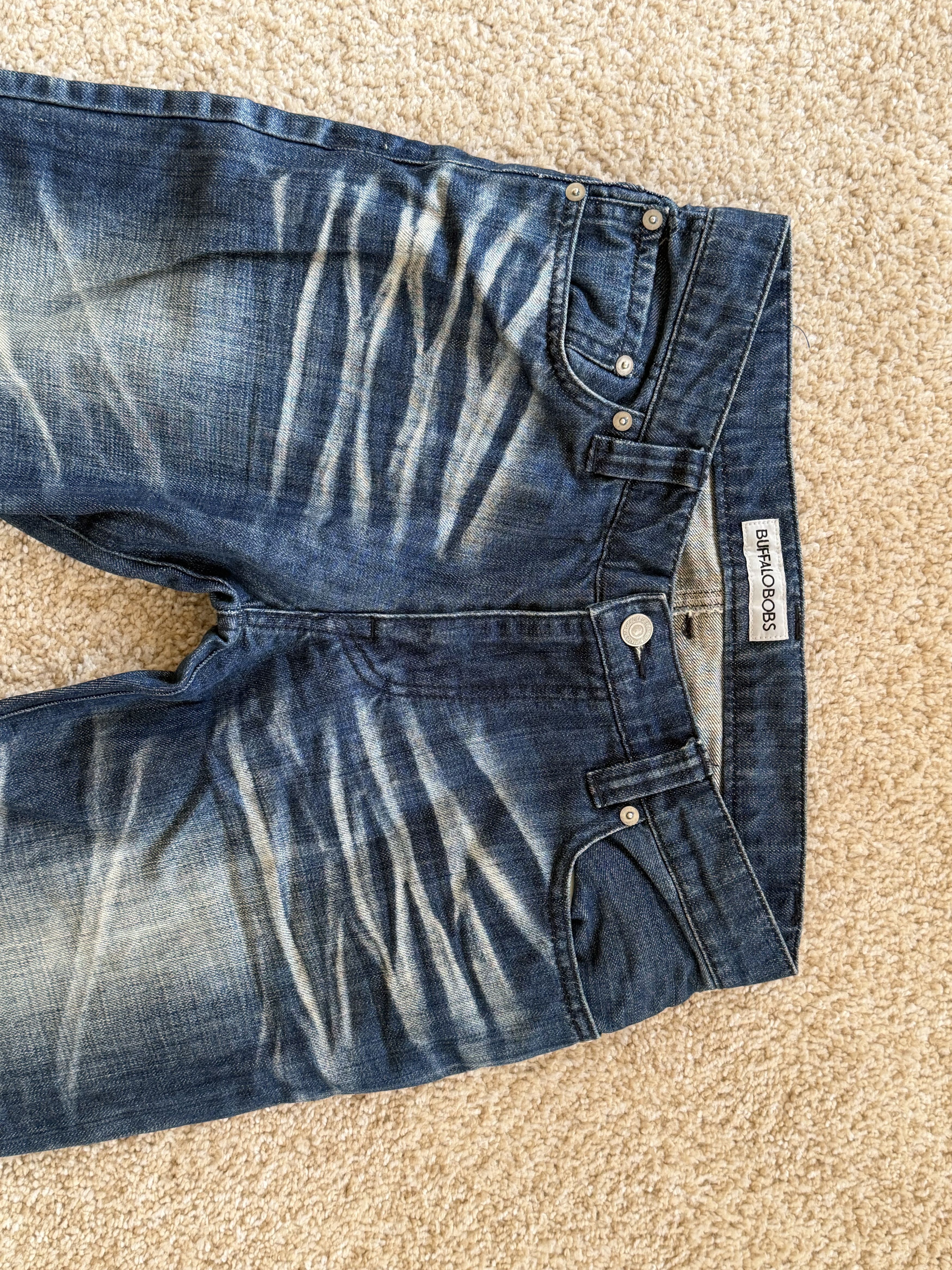 BUFFALO BOBS Claw Mark Buffalo Bobs Jeans, LGB Style, Flare, Long Size US 28 / EU 44 - 3 Thumbnail