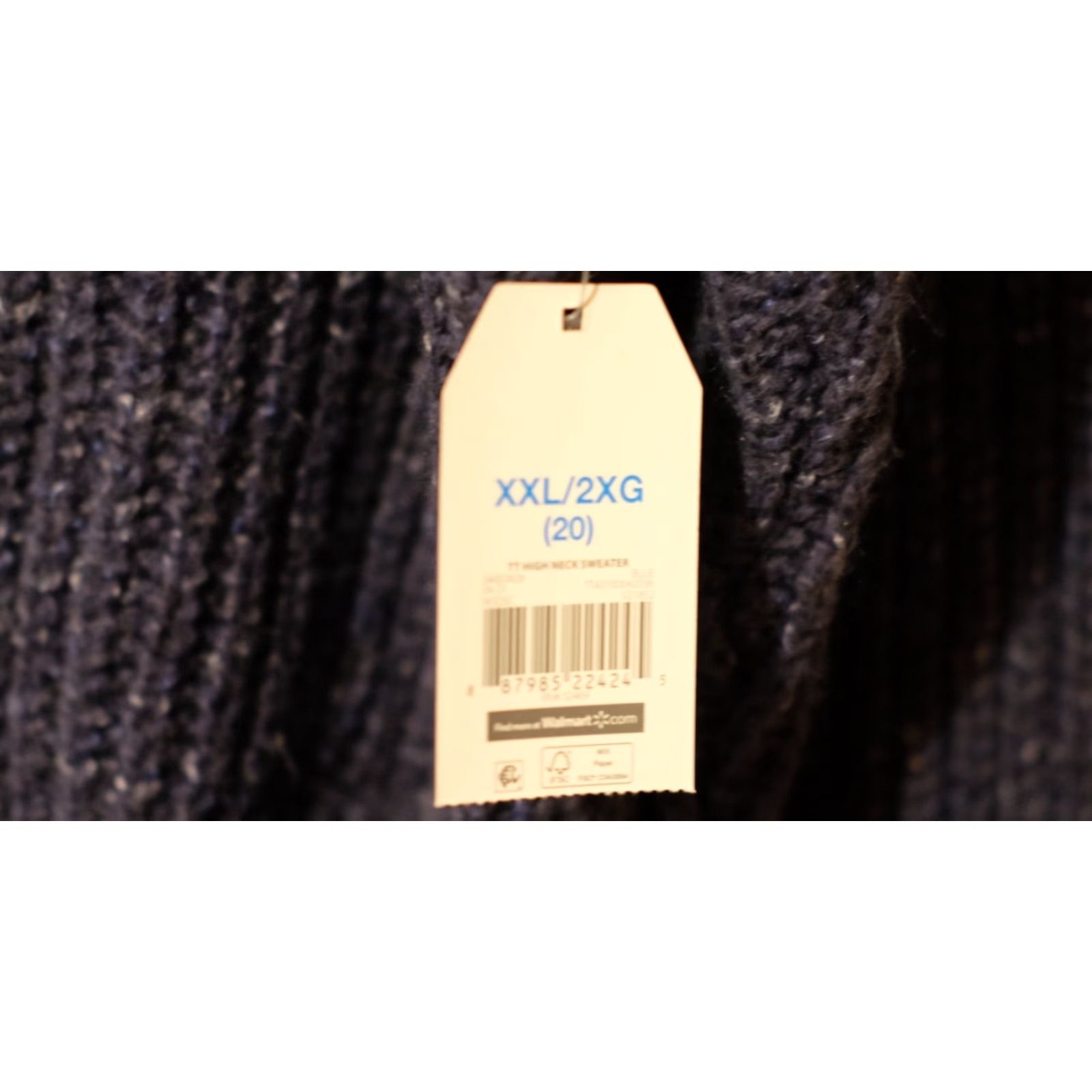 Vintage VINTAGE Time and Tru Mock Neck Sweater Navy Pullover Women's XXL (20) #A11-32 Size XXL / US 16-18 / IT 52-54 - 5 Thumbnail