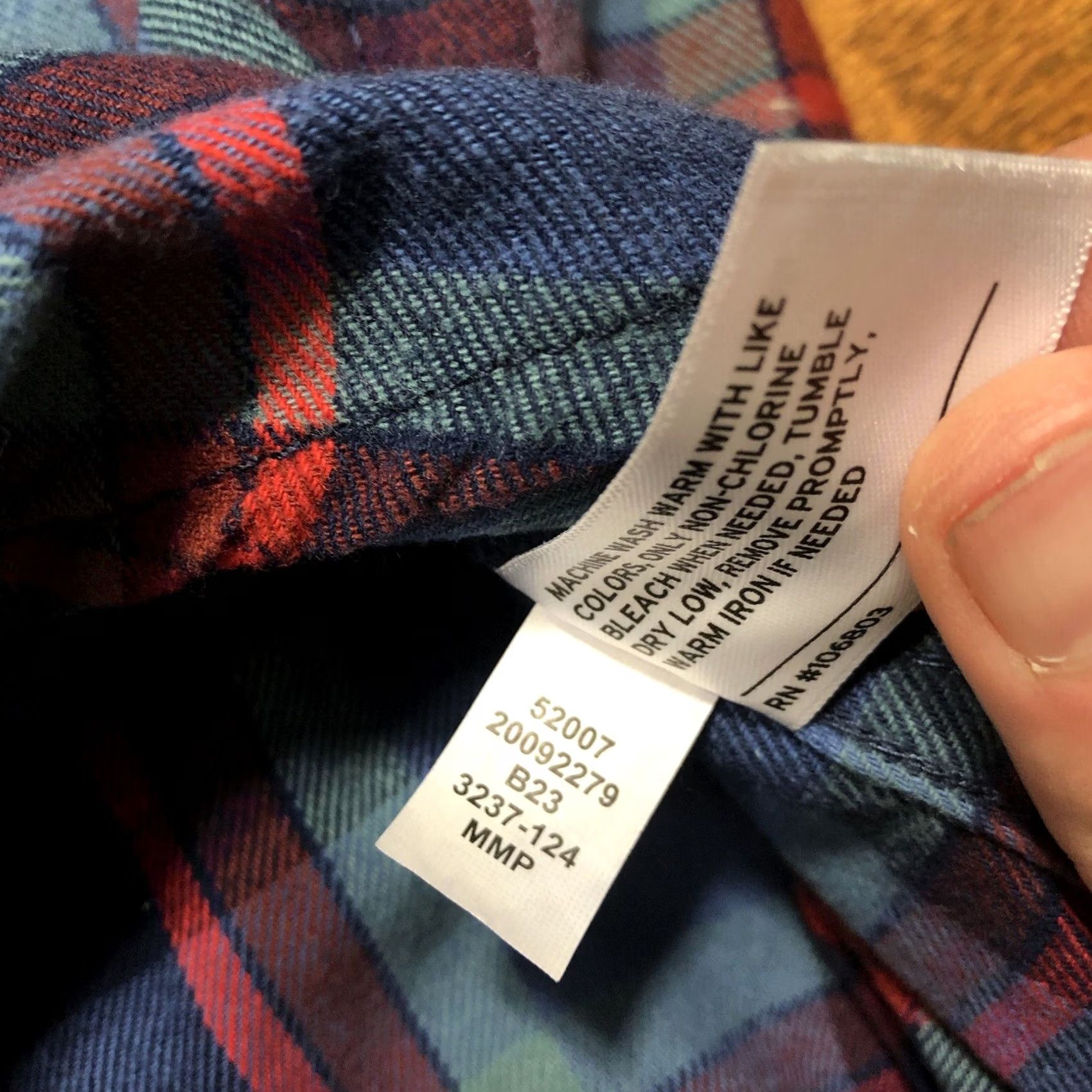 CO Duluth Trading Co Shirt Blue Plaid Long Sleeve Relaxed Mens Tag Large Size US L / EU 52-54 / 3 - 6 Thumbnail