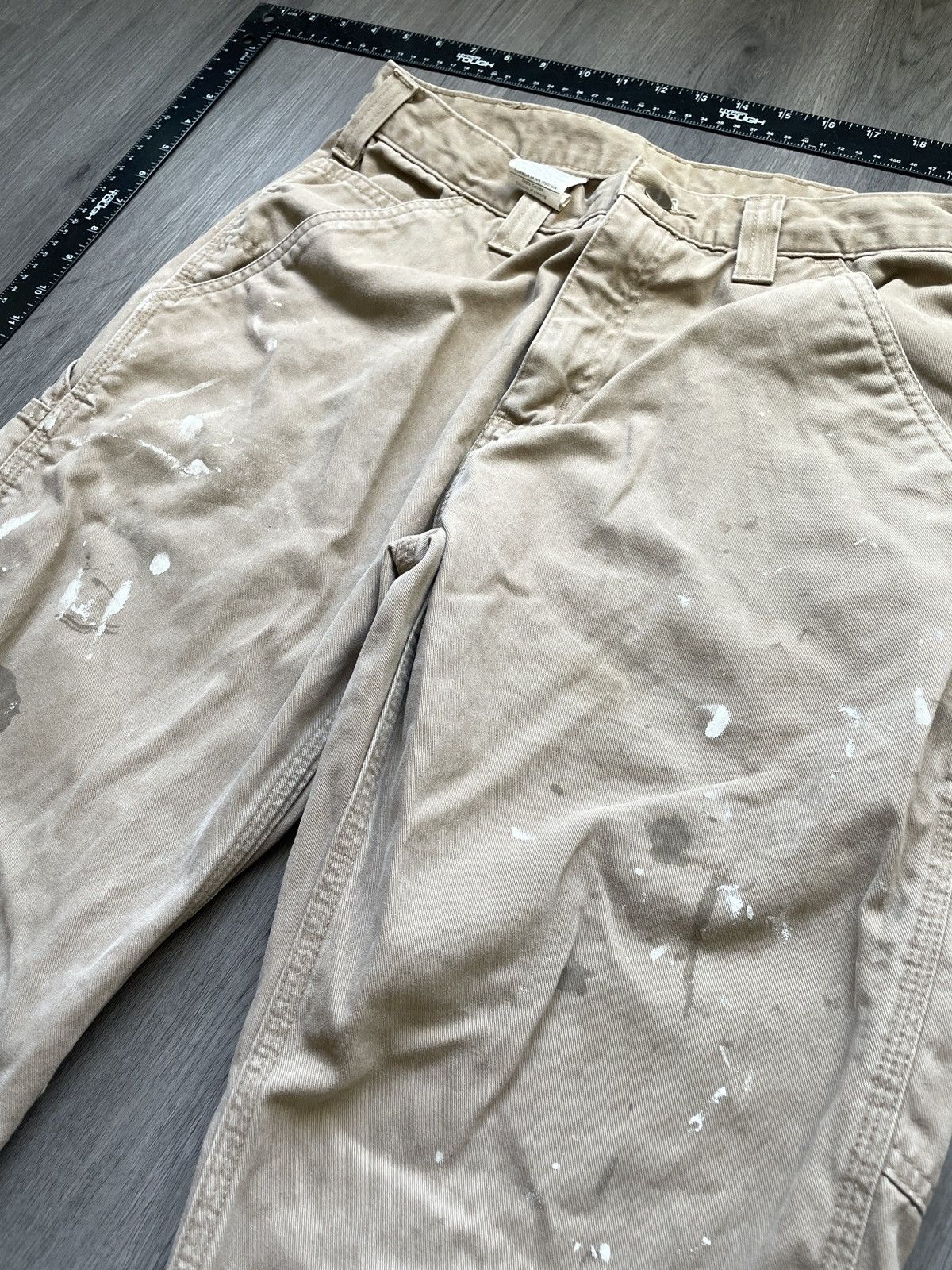 Carhartt Carhartt “Painted” Relaxed Fit Chino Pants Denim (Sz.32) Size US 32 / EU 48 - 3 Thumbnail