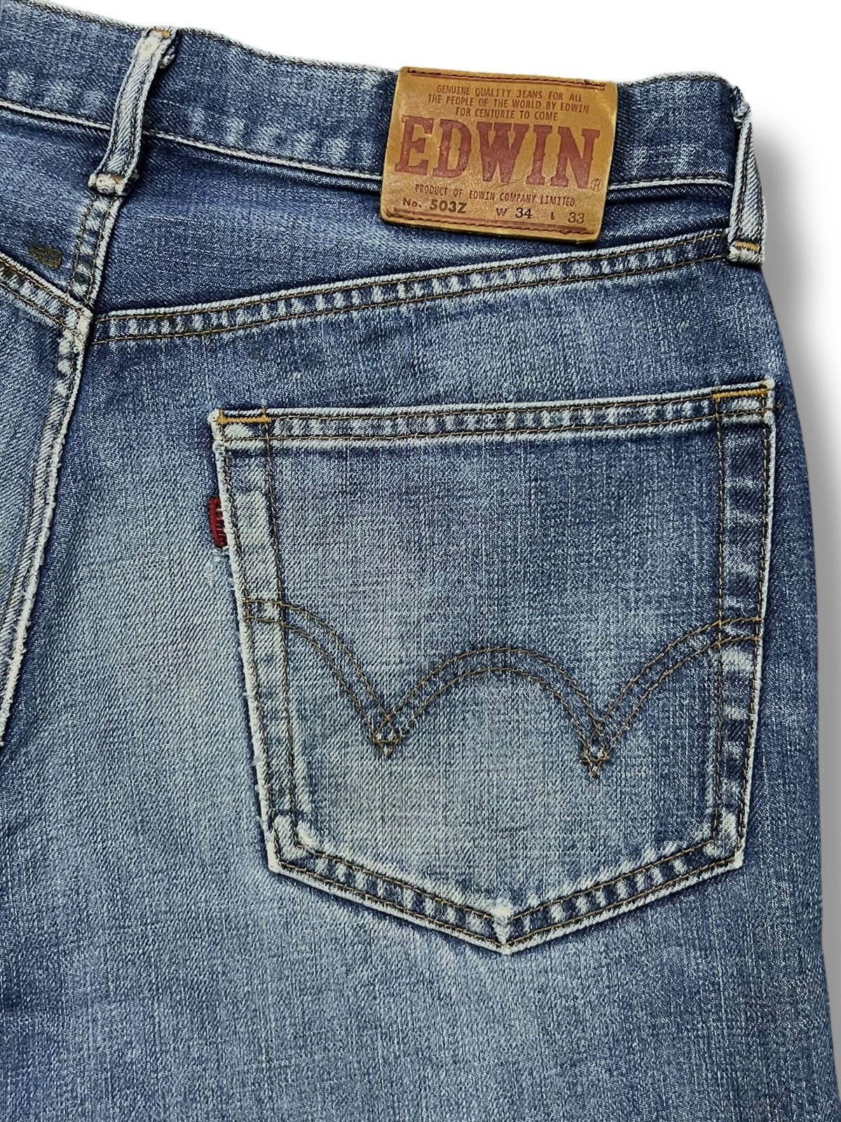 Edwin Loose Edwin 503z Japan - Faded Rusty Wash Jeans Size US 33 - 9 Thumbnail