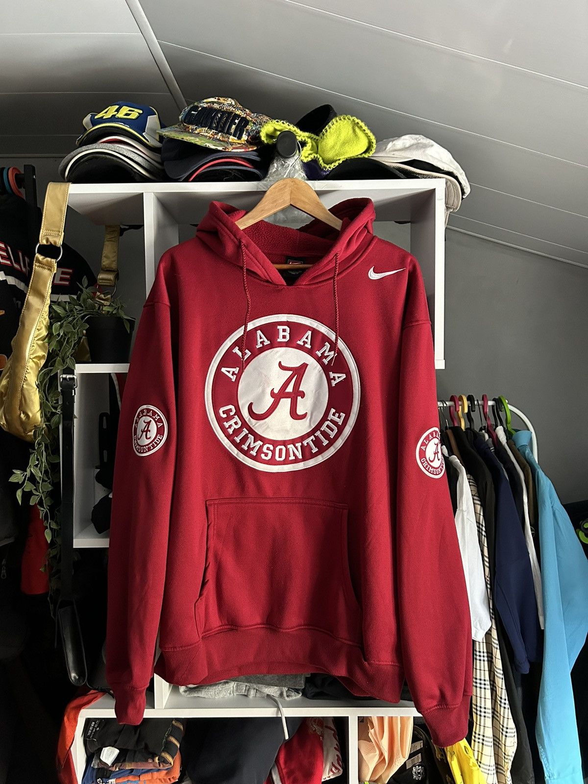 Nike × Vintage Vintage Alabama Crimson Tide Cooper #9 Hoodie Nike NCAA Size US XXL / EU 58 / 5 - 1 Thumbnail