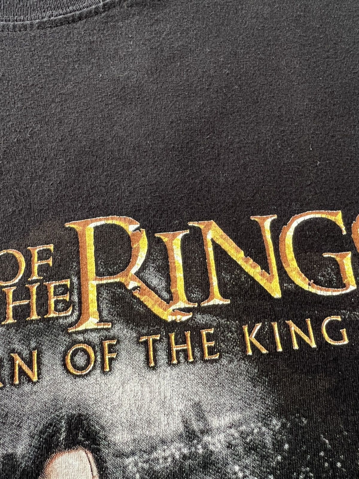 Vintage Vintage 2003 The Lord Of The Rings Aragorn Movie T-shirt Size US M / EU 48-50 / 2 - 7 Thumbnail
