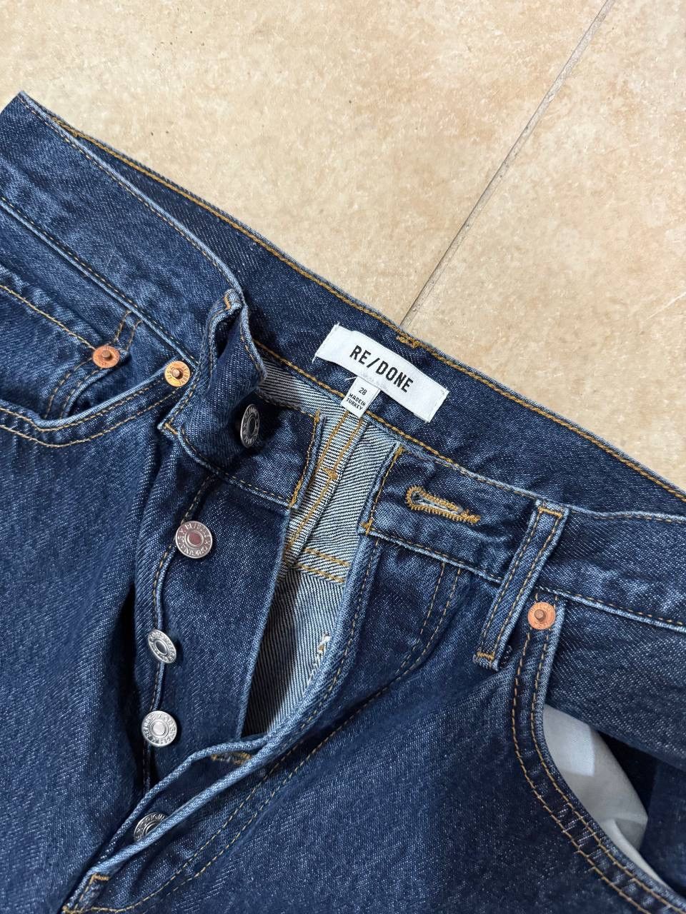 RE/DONE RE/DONE 90s Loose high-rise straight-leg jeans womens 28 Size 28" / US 6 / IT 42 - 3 Thumbnail