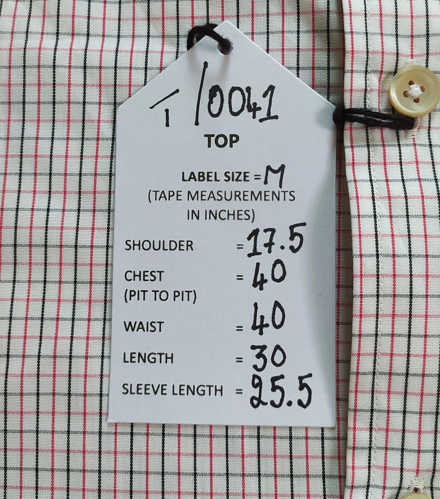 Thomas Pink Thomas Pink Slim Fit Formal Check Shirt T 0041 Size US M / EU 48-50 / 2 - 5 Thumbnail