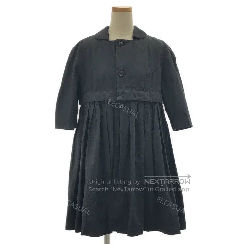 Comme des Garcons Comme Des Garcons Black Polyester Crepe Long Jacket Size M / US 6-8 / IT 42-44 - 1 Thumbnail