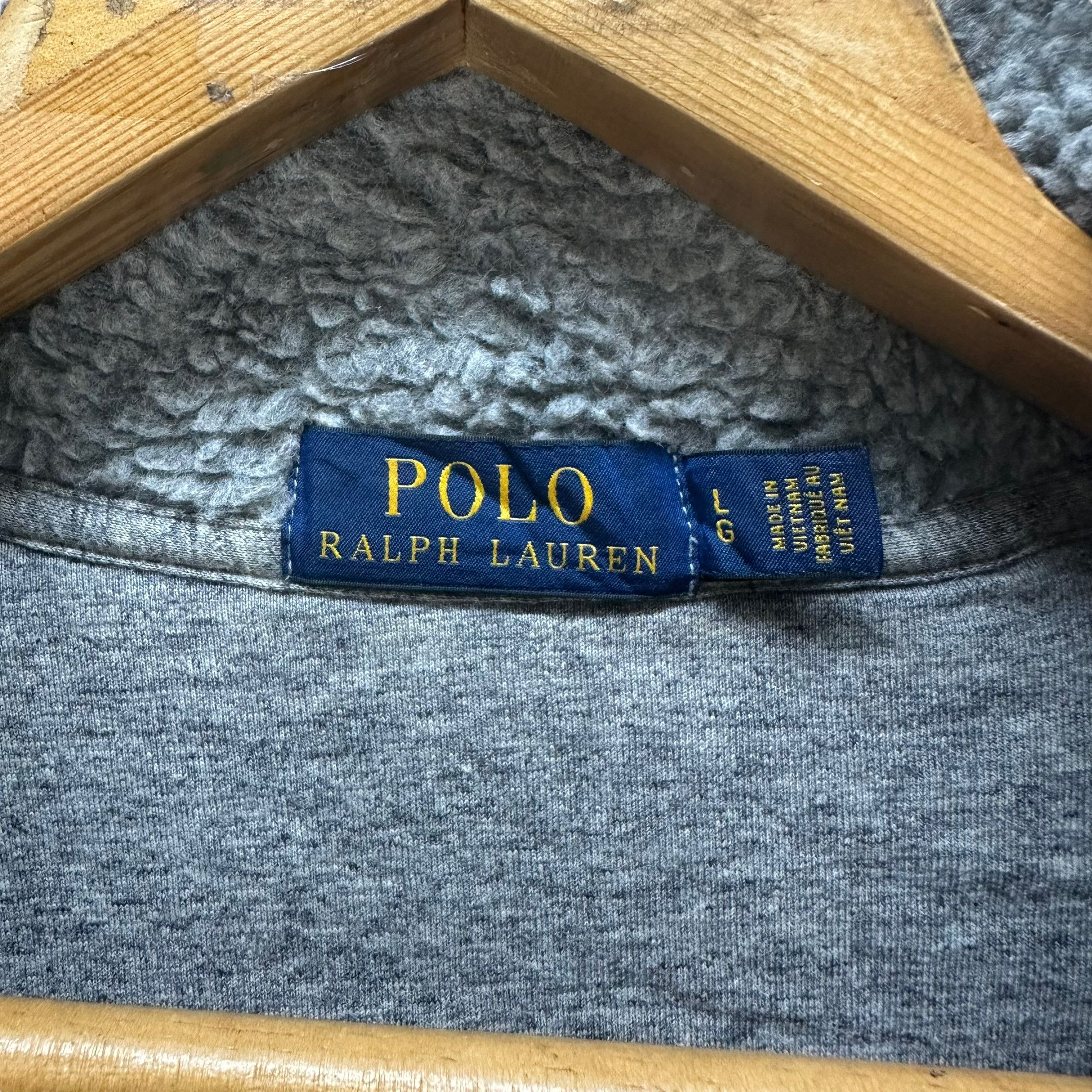 Polo Ralph Lauren POLO RL DEEP PILE FLEECE JACKET TALON ZIP #8373-006 Size US L / EU 52-54 / 3 - 7 Thumbnail