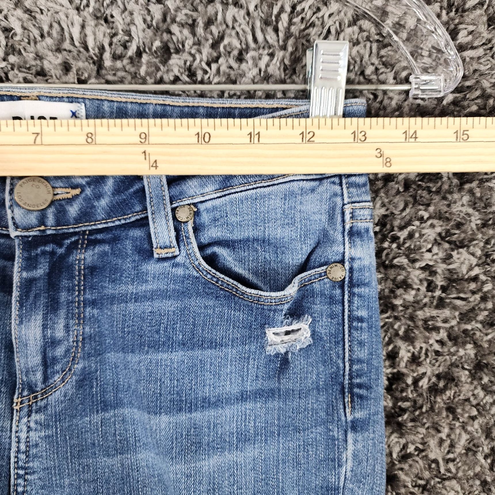 Paige Paige Verdugo Jeans Distressed Ankle Blue Size 26 Womens Size 26" / US 2 / IT 38 - 4 Thumbnail