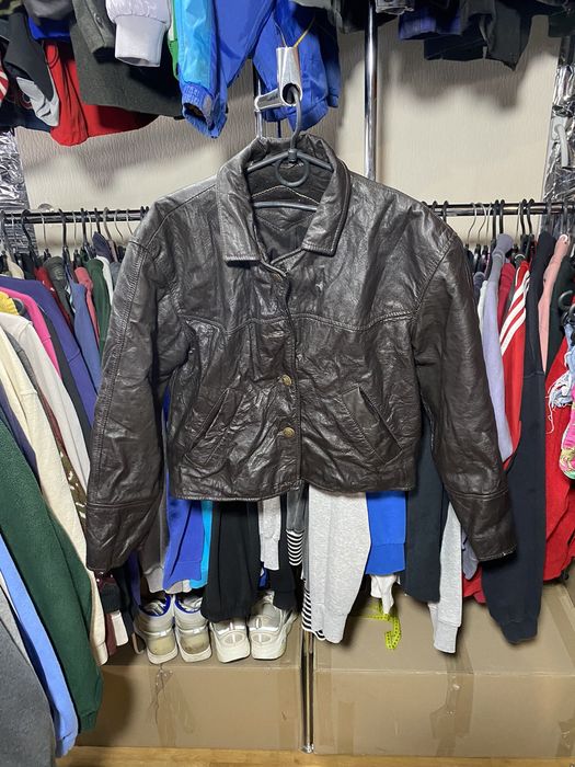 Eddie bauer genuine outlet leather jacket