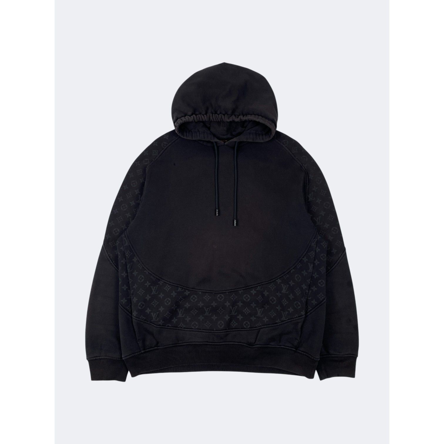 Louis Vuitton Virgil Abloh S/S 2021 Circle Cut Monogram Hoodie Size US XXL / EU 58 / 5 - 1 Thumbnail
