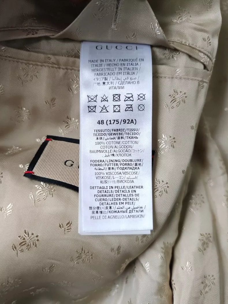 Gucci Gucci Full-print leather denim jacket 2501-Nextarrow Size US M / EU 48-50 / 2 - 5 Thumbnail