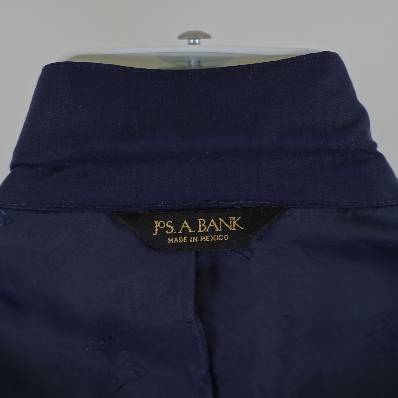 Jos. A. Bank Jos A Bank Signature Gold Wool Blue Herringbone 44L / Slim 4 Size 44L - 12 Thumbnail