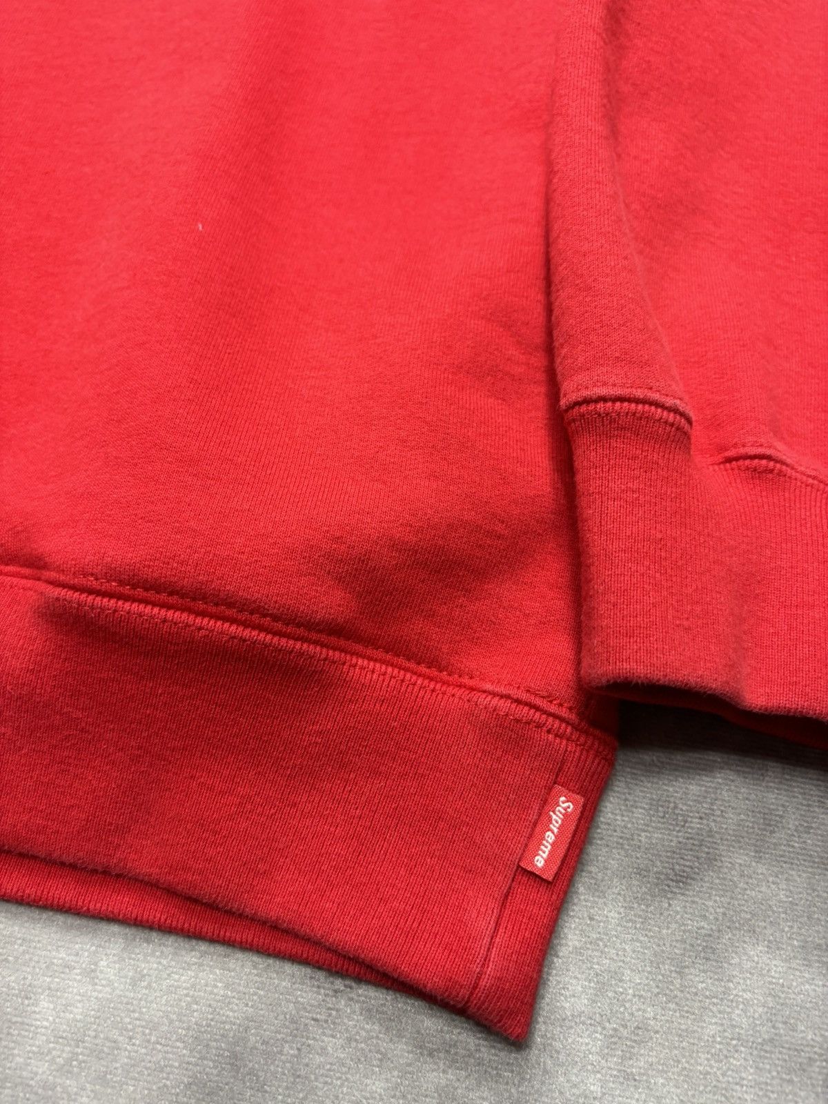Supreme Supreme Logo Piping Half Zip Sweatshirt Red (SS18) Size US M / EU 48-50 / 2 - 2 Thumbnail