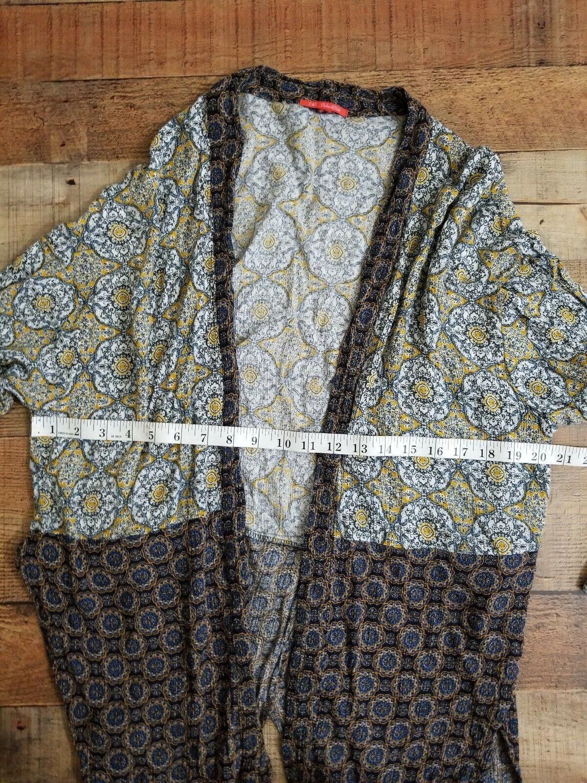 Designer Chelsea And Violet Sweater Medium Boho 3/4 Sleeve Medallion Size M / US 6-8 / IT 42-44 - 5 Thumbnail