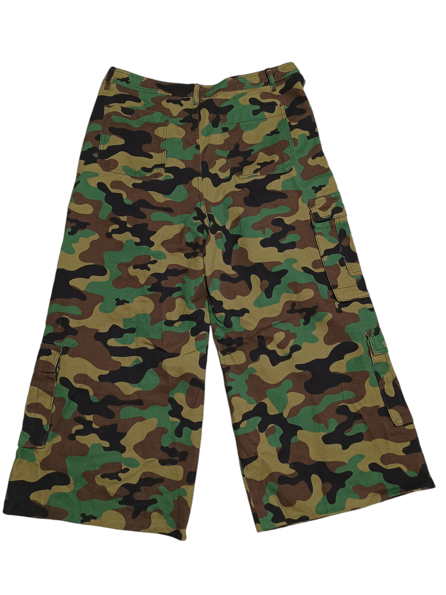 Japanese Brand 37 CM LEG OPENING!!! MILITARY CARGO MULTIPOCKET CAMO PANTS Size US 36 / EU 52 - 5 Thumbnail