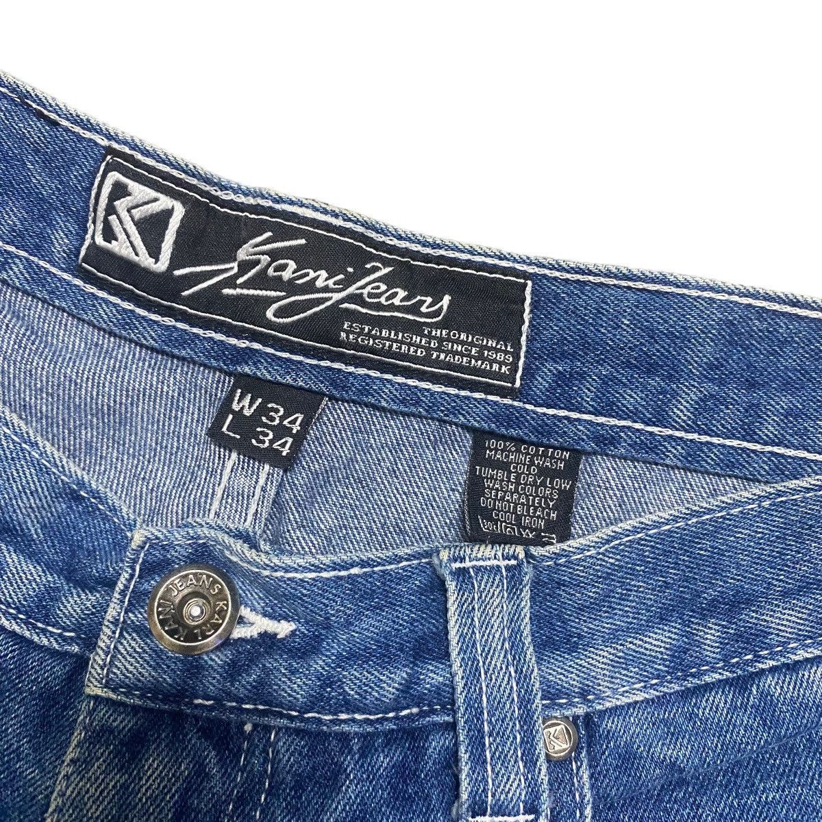 Karl Kani Vintage Kani Denim Carpenter Baggy Pants Size US 33 - 16 Thumbnail