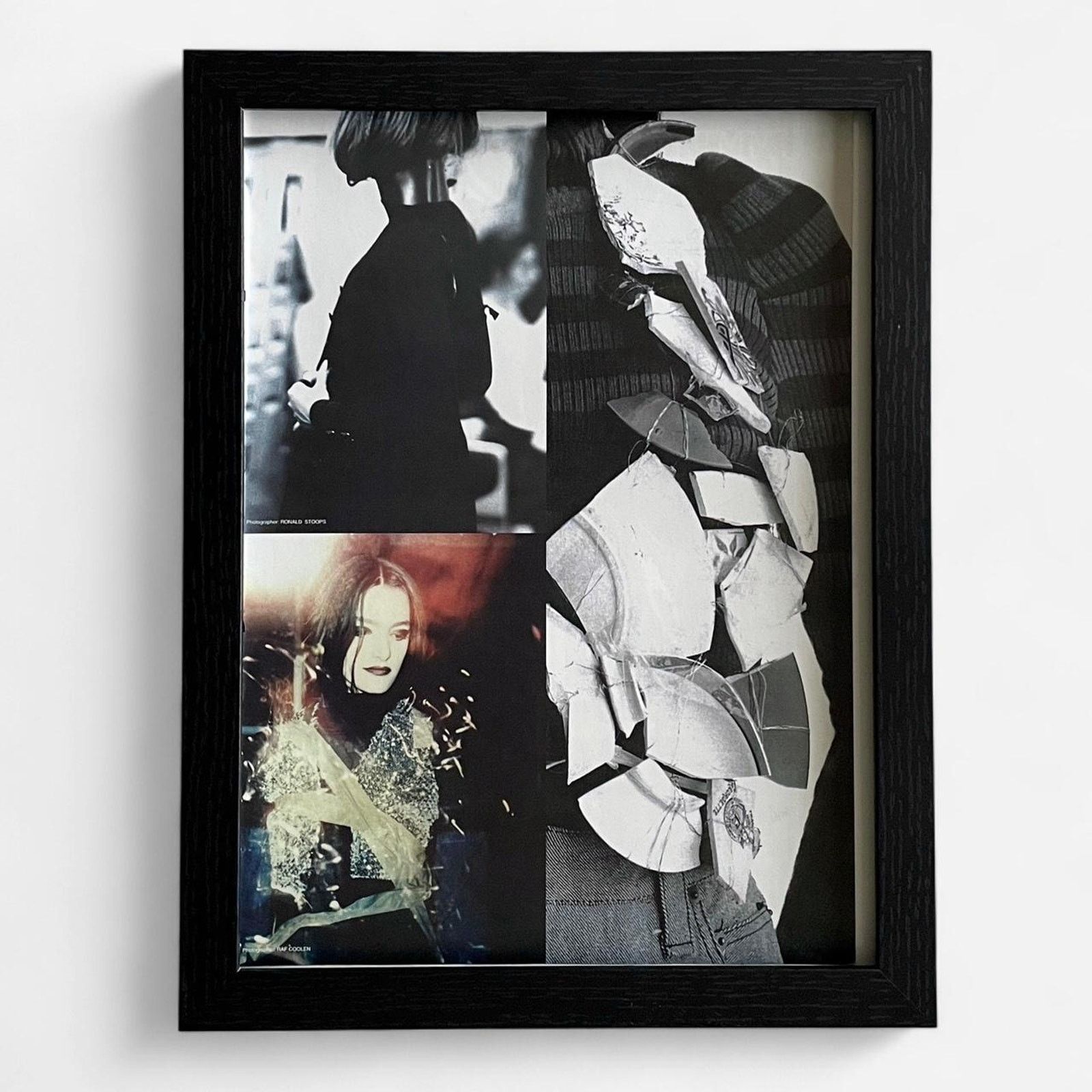 Maison Margiela × Vintage Maison Margiela Archive Fashion collage photo framed 9x12 Size ONE SIZE - 1 Thumbnail