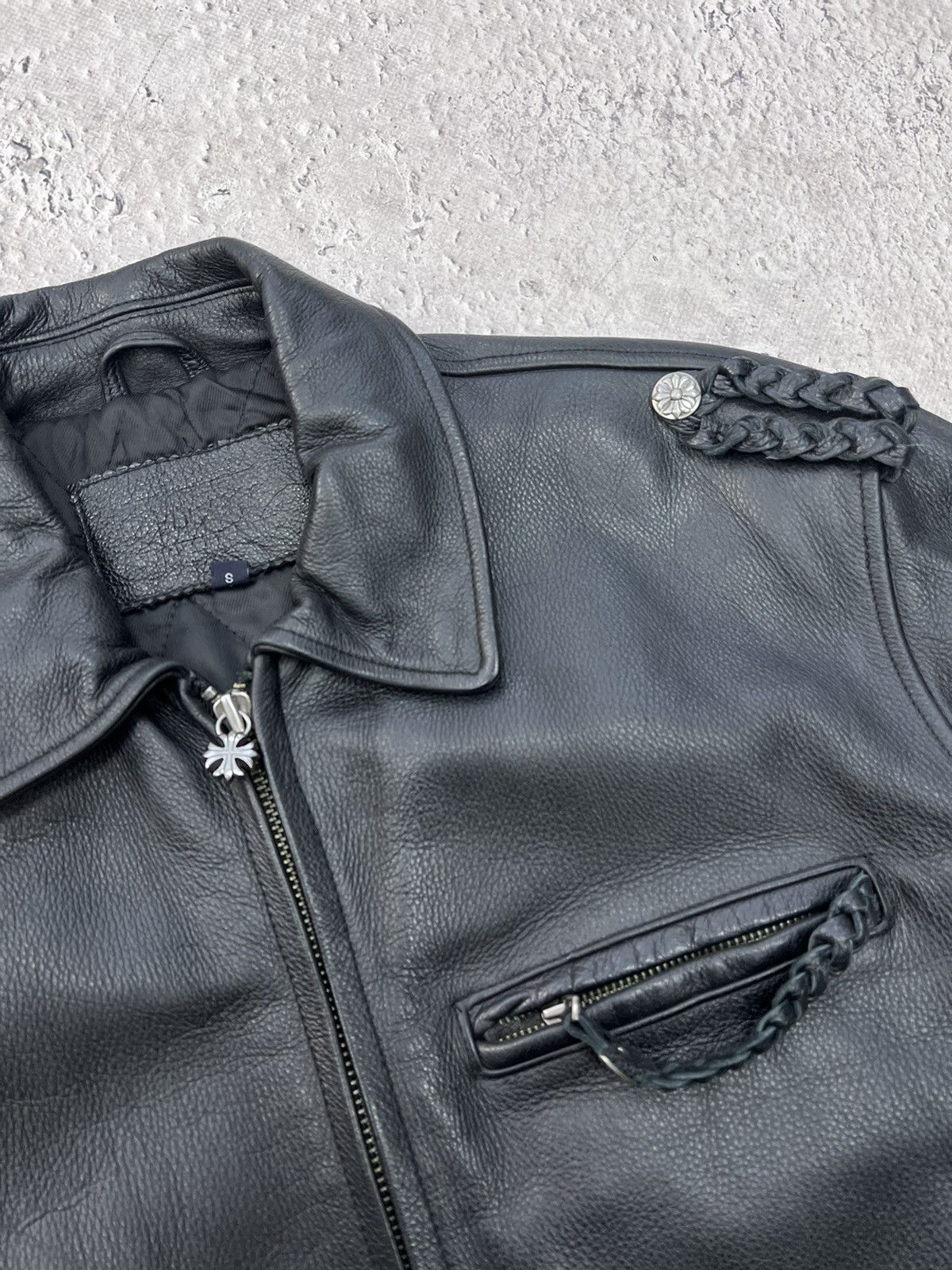 Vintage × West Coast Choppers SALE💣💣 Vintage Genuine Real Leather Jacket High Quality Rock Size US M / EU 48-50 / 2 - 5 Thumbnail
