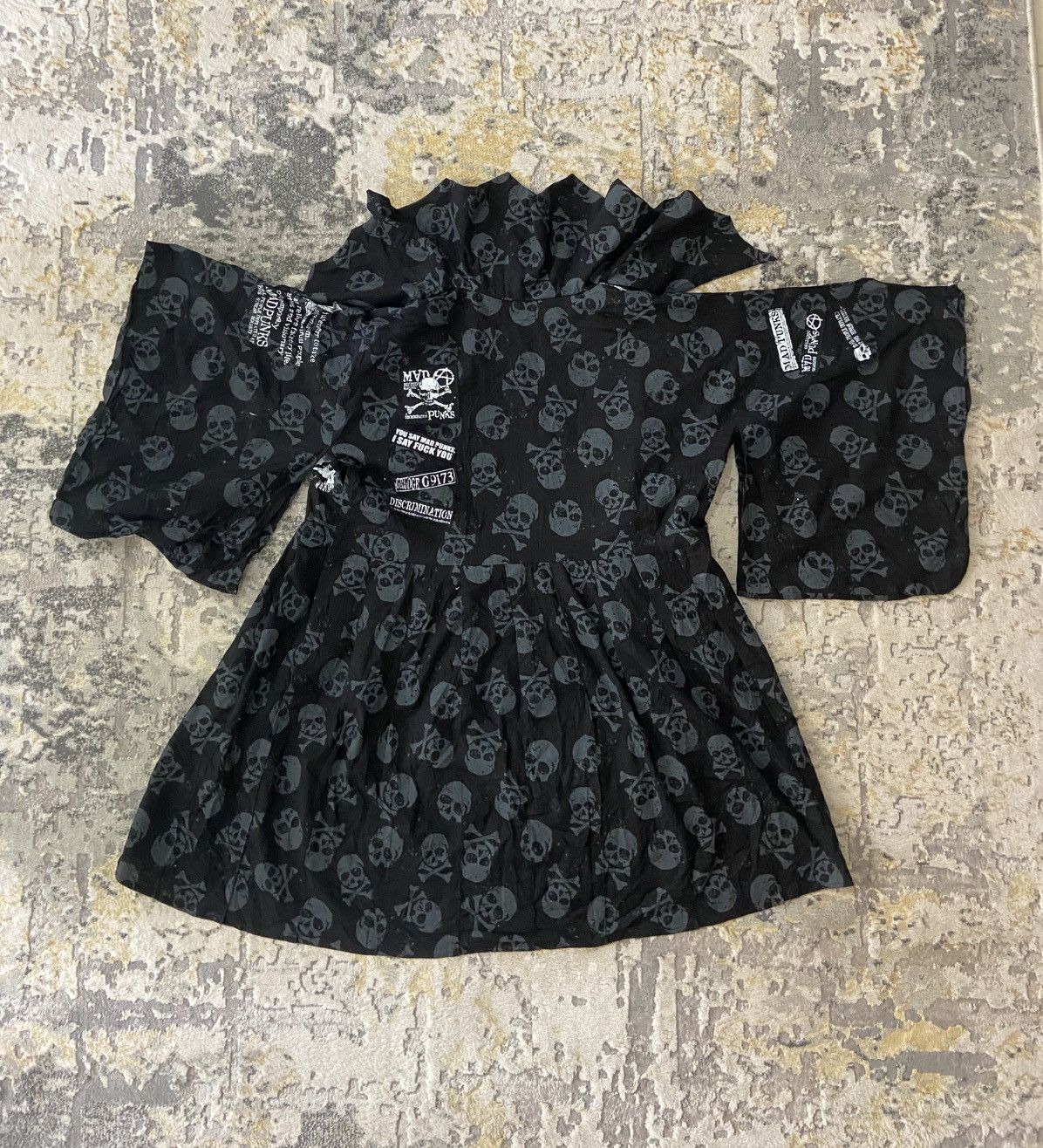 Japanese Brand MAD PUNK Avant-Garde Punk Gothic Long Coat Size ONE SIZE - 12 Thumbnail