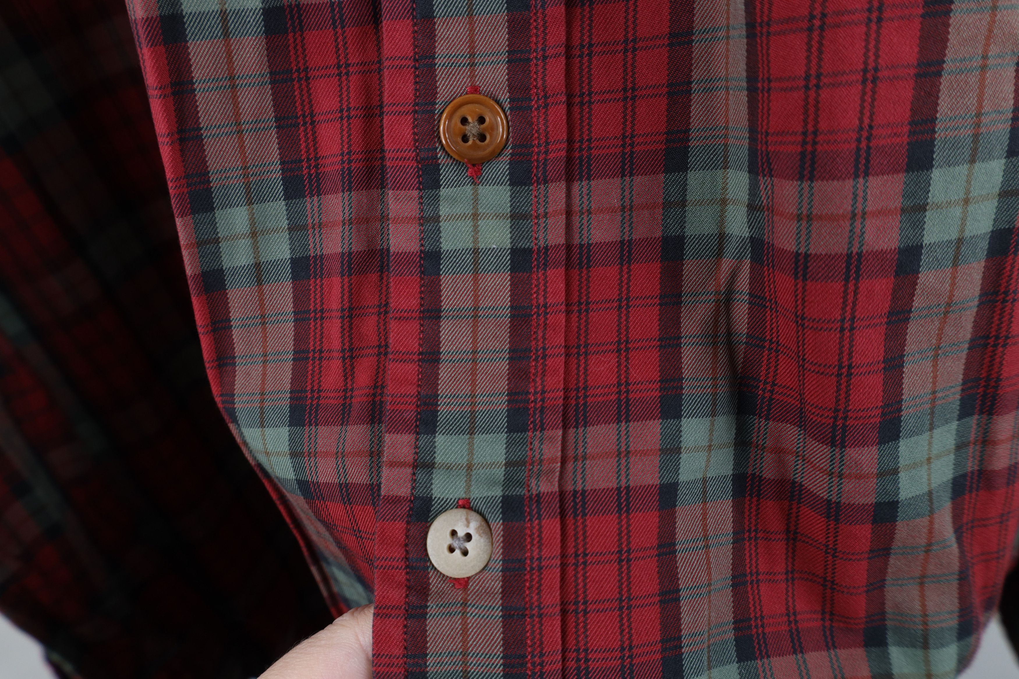 Ralph Lauren Vintage 90s Ralph Lauren Pocket Collared Button Shirt Plaid Size US XL / EU 56 / 4 - 7 Thumbnail