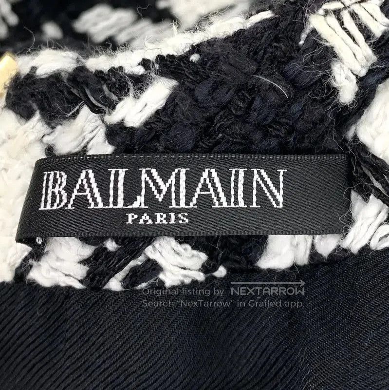 Balmain Balmain Black Cotton Dress Size XS . Size XS / US 0-2 / IT 36-38 - 5 Thumbnail