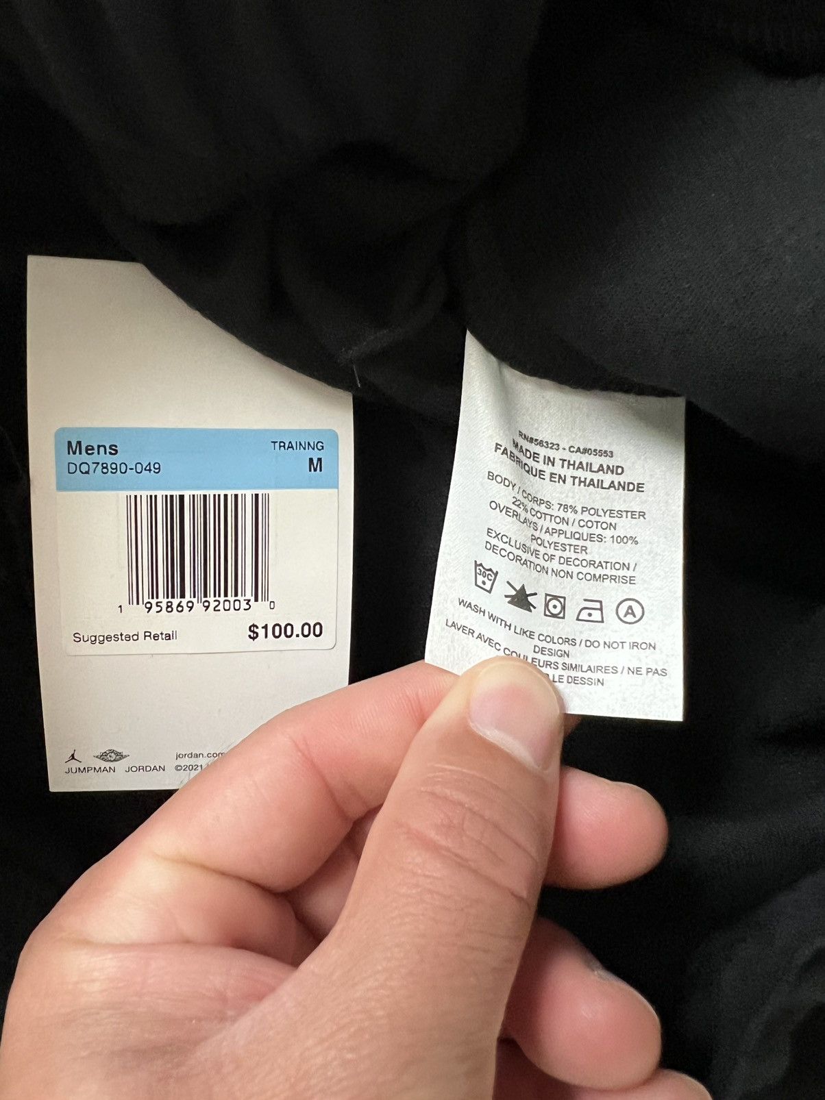 Jordan Brand × Nike Nike Air Jordan Tech Fleece Training Pants Joggers Size US 30 / EU 46 - 5 Thumbnail