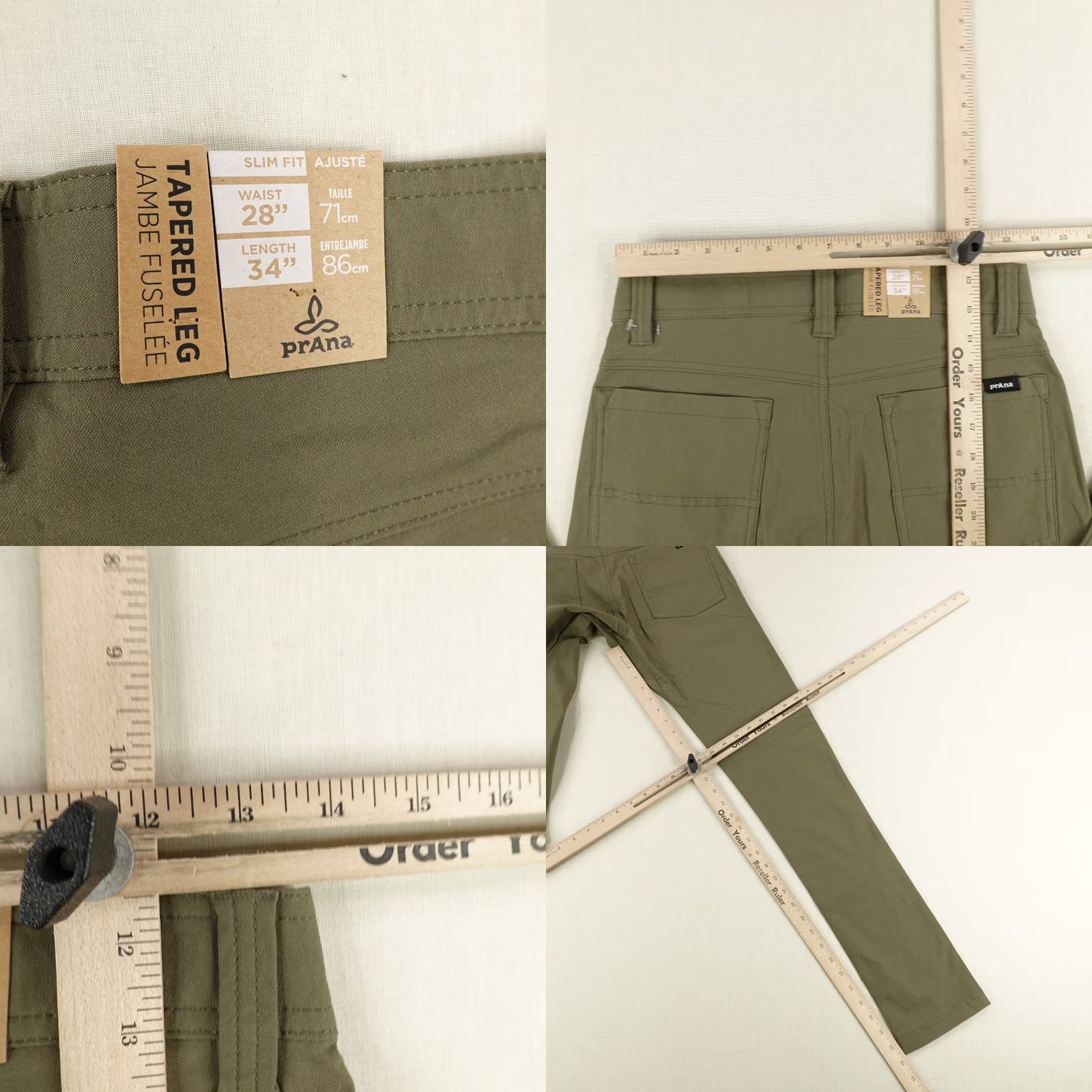 Prana prAna Pants Mens 28x34 State Green Brion Slim II Hiking Chino Performance NEW Pants Mens Slim 28x34 Green Chino Brion Slim II prAna Pants Size US 32 / EU 48 - 8 Thumbnail