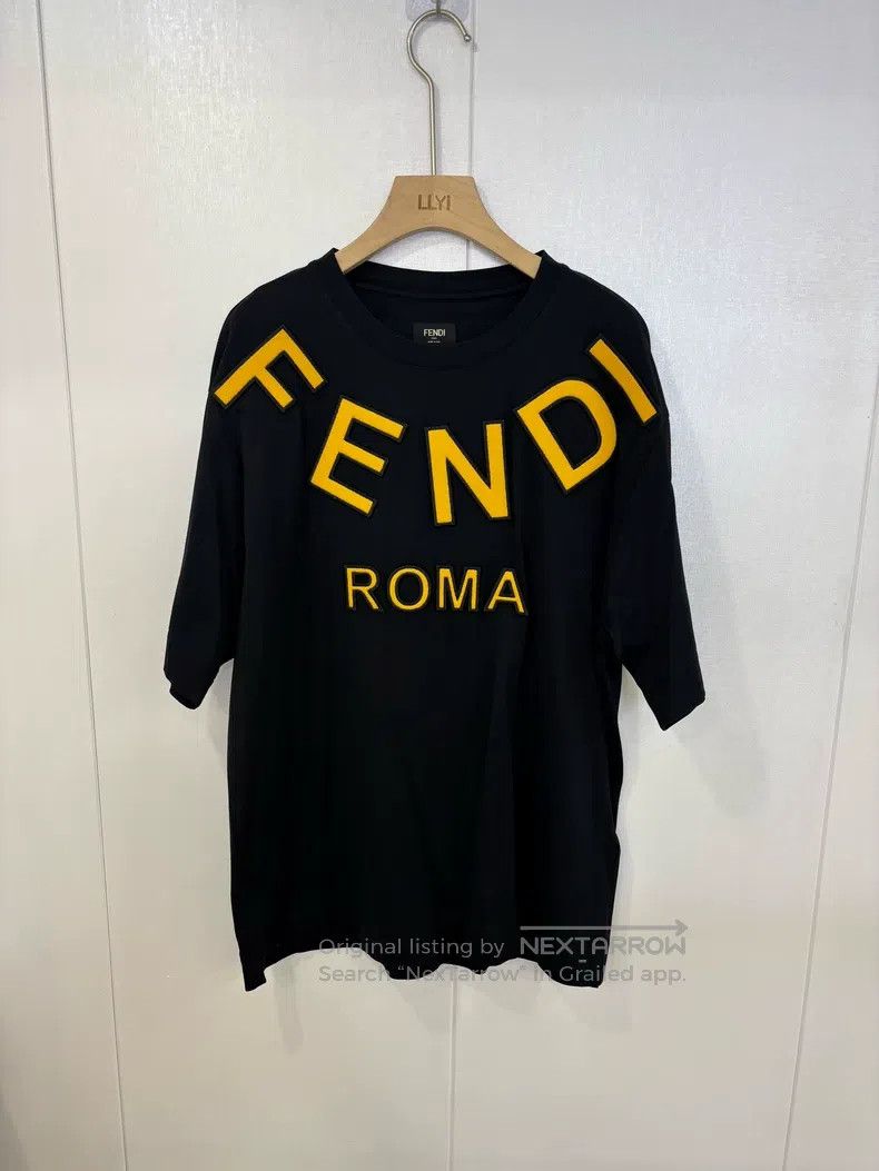 Other Fendi Men's casual short-sleeve T-shirt, black Size US XS / EU 42 / 0 - 1 Thumbnail