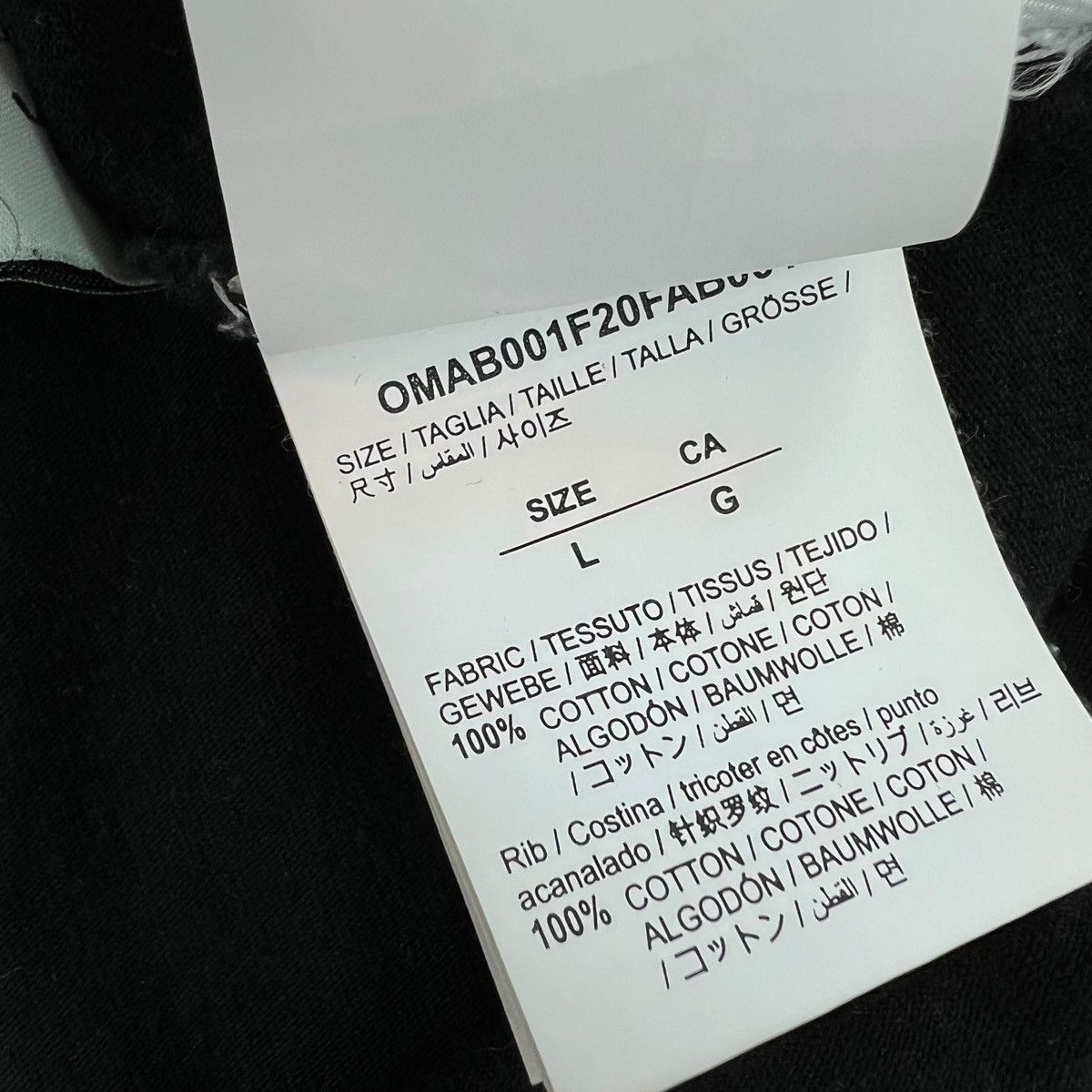 Off-White Off-White Pascal Skeleton Black Long Sleeve T Shirt Size US L / EU 52-54 / 3 - 6 Thumbnail