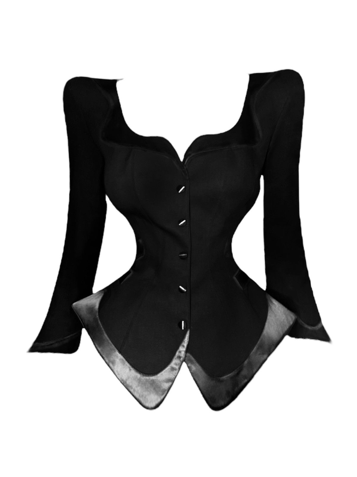 Thierry Mugler Thierry Mugler FW 1992 Dramatic Sculptural Jacket Size M / US 6-8 / IT 42-44 - 3 Thumbnail