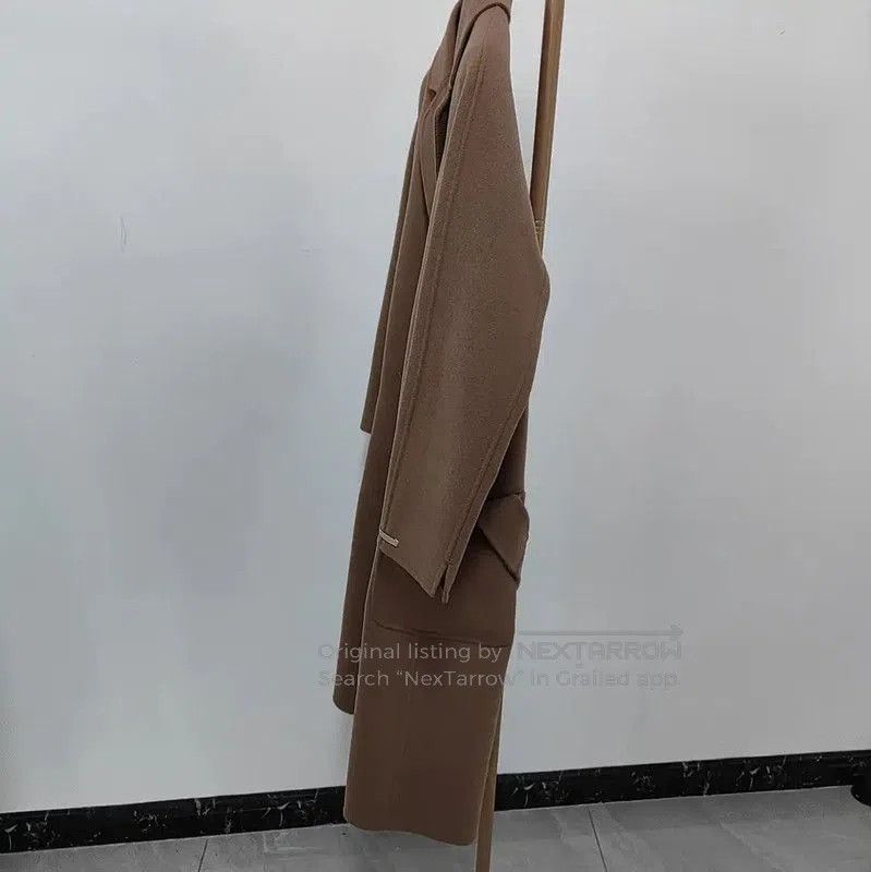 Max Mara MaxMara Women’s Khaki Wool Coat . Size S / US 4 / IT 40 - 3 Thumbnail