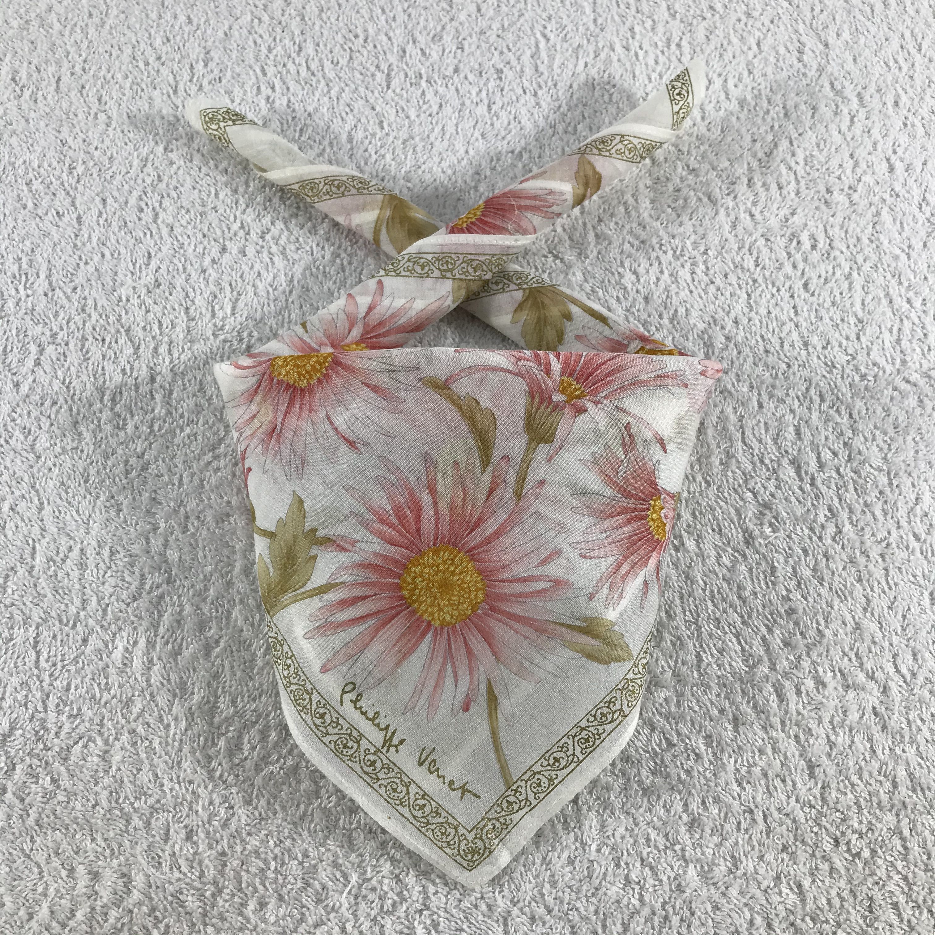 Vintage Philippe Venet Bandana / Handkerchief / Neckerchief - S305 Size ONE SIZE - 3 Thumbnail