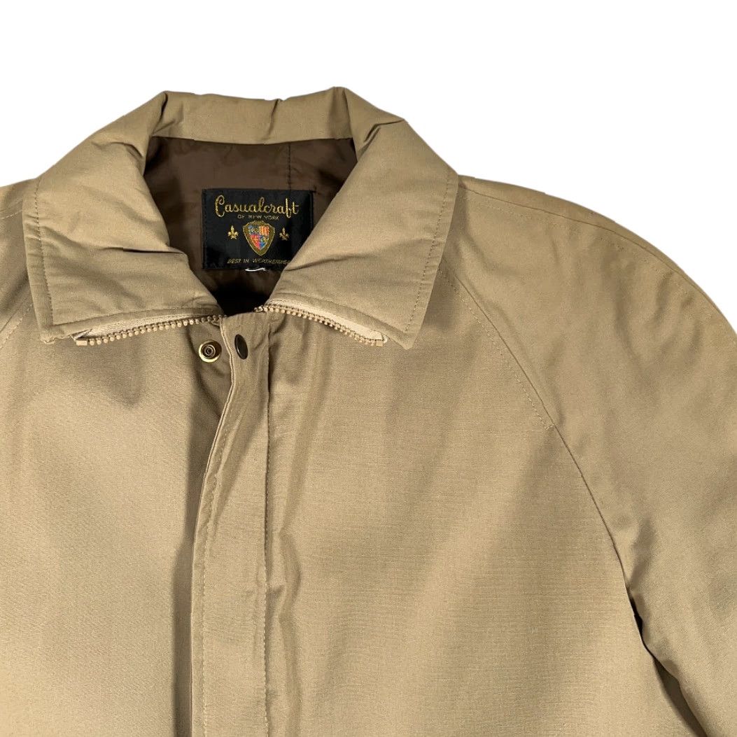 Vintage VINTAGE Casualcraft Trench Coat Casualcraft 44R Large Brown Quilted Weatherwear 90s Mens Size US L / EU 52-54 / 3 - 2 Thumbnail