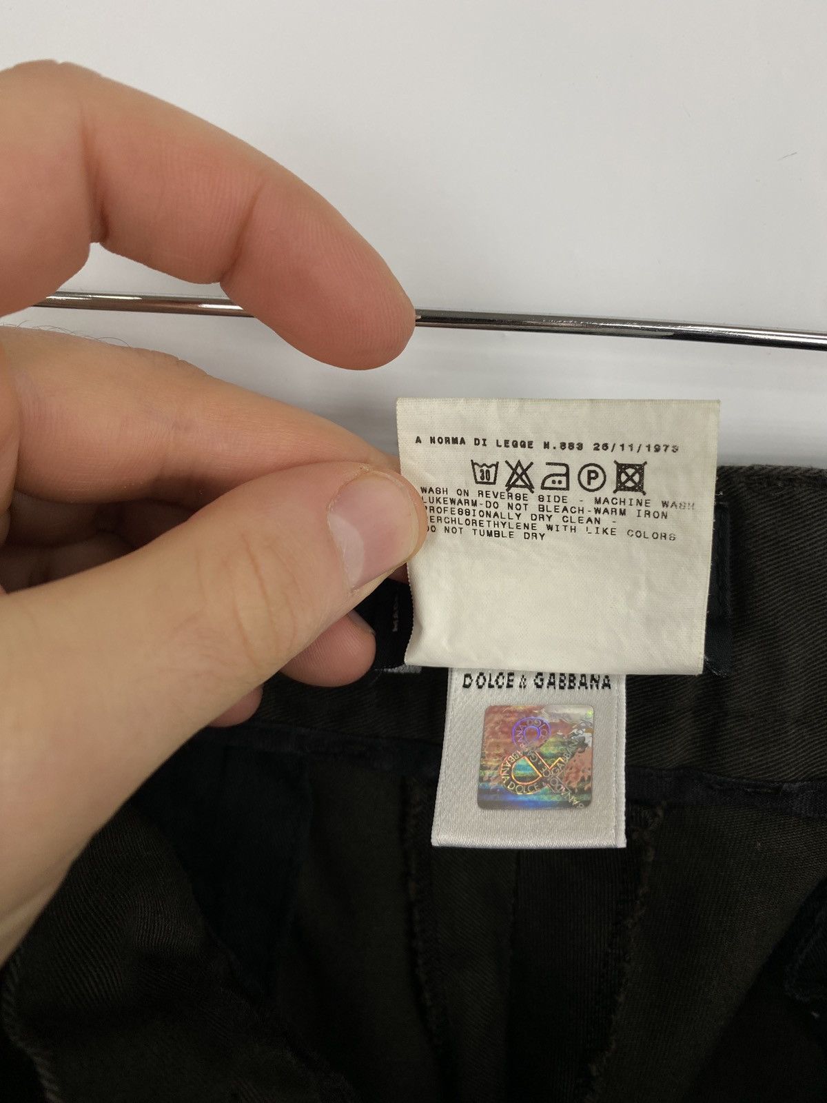 Dolce & Gabbana 🇺🇸 Vintage 90s Dolce Gabbana Classic Brown Pants Rare Retro Size US 36 / EU 52 - 9 Thumbnail