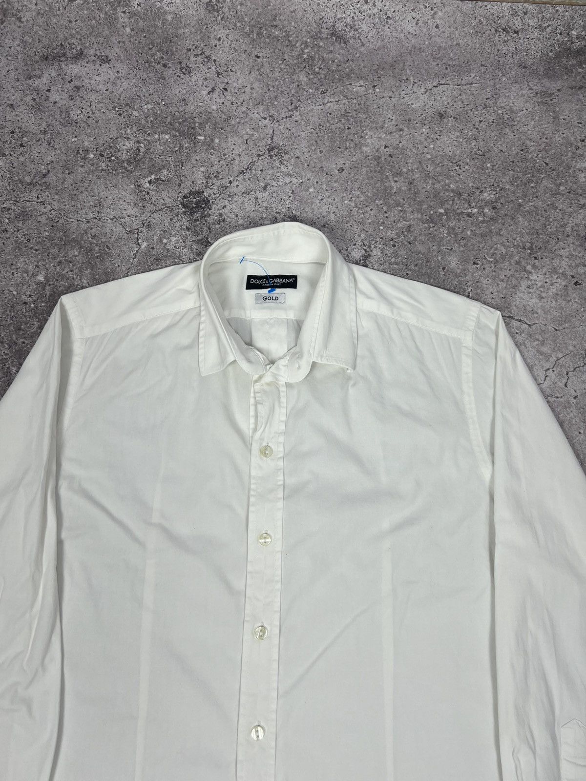 Dolce & Gabbana Dolce & Gabbana Gold Shirt Button Up Long Sleeve Size US M / EU 48-50 / 2 - 4 Thumbnail
