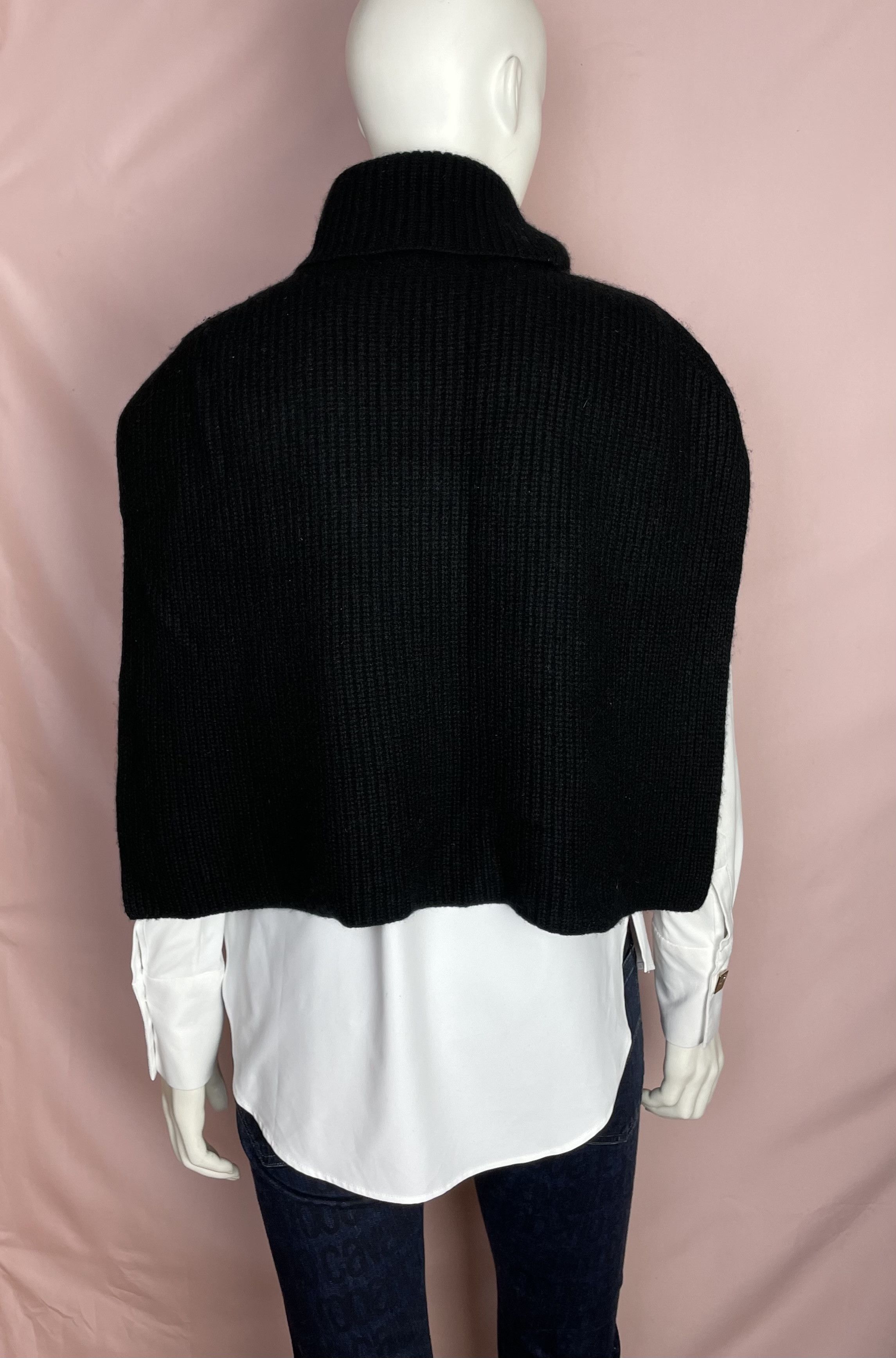 Cos COS Open-Side Cashmere Vest Black Size ONE SIZE - 6 Thumbnail