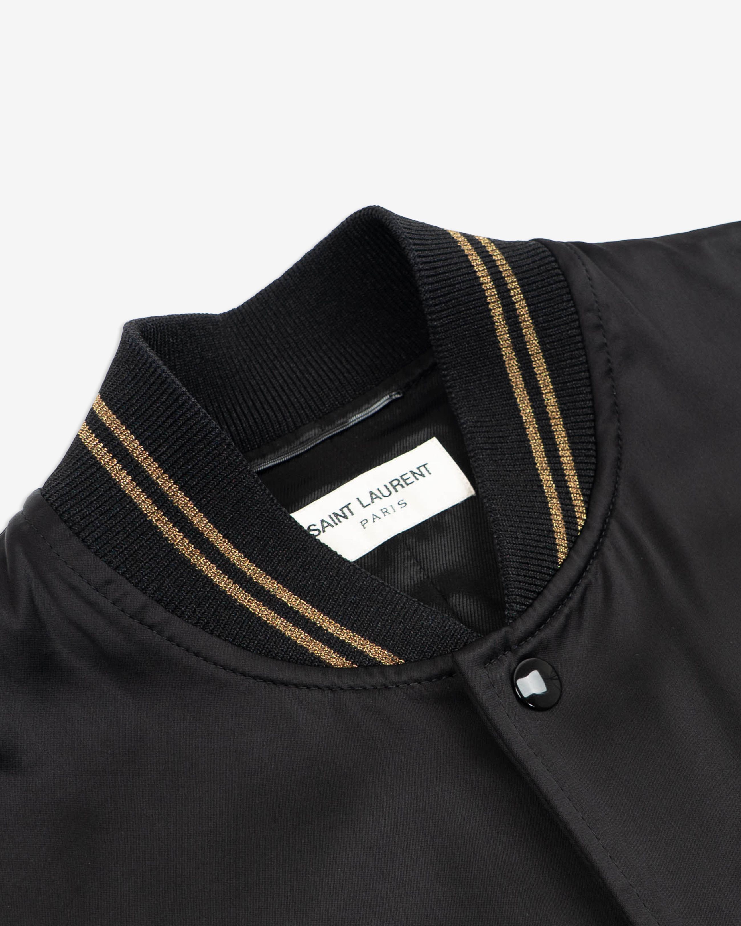 Saint Laurent Paris Palladium Souvenir Teddy Jacket (FW16) Size US M / EU 48-50 / 2 - 4 Thumbnail