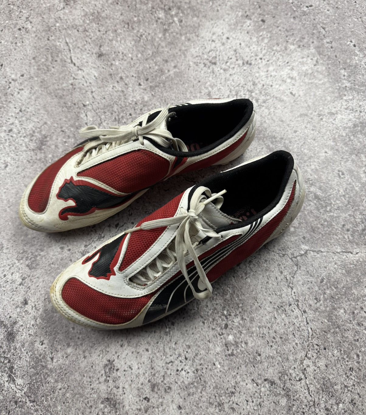 Maison MIHARA YASUHIRO × Puma Vintage 2000 Archive Puma V1.08 Soccer Football Bloke Cleats Size US 9 / EU 42 - 1 Thumbnail