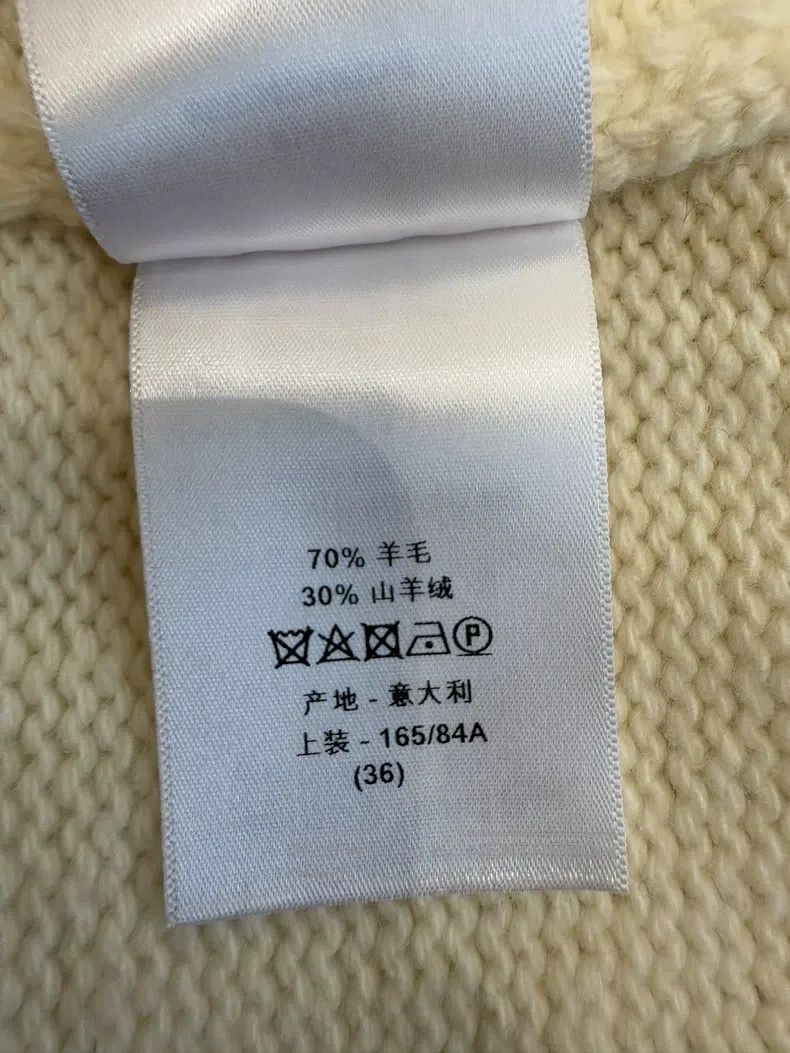 Dior Dior No.8 slogan knit sweater Size XS / US 0-2 / IT 36-38 - 7 Thumbnail